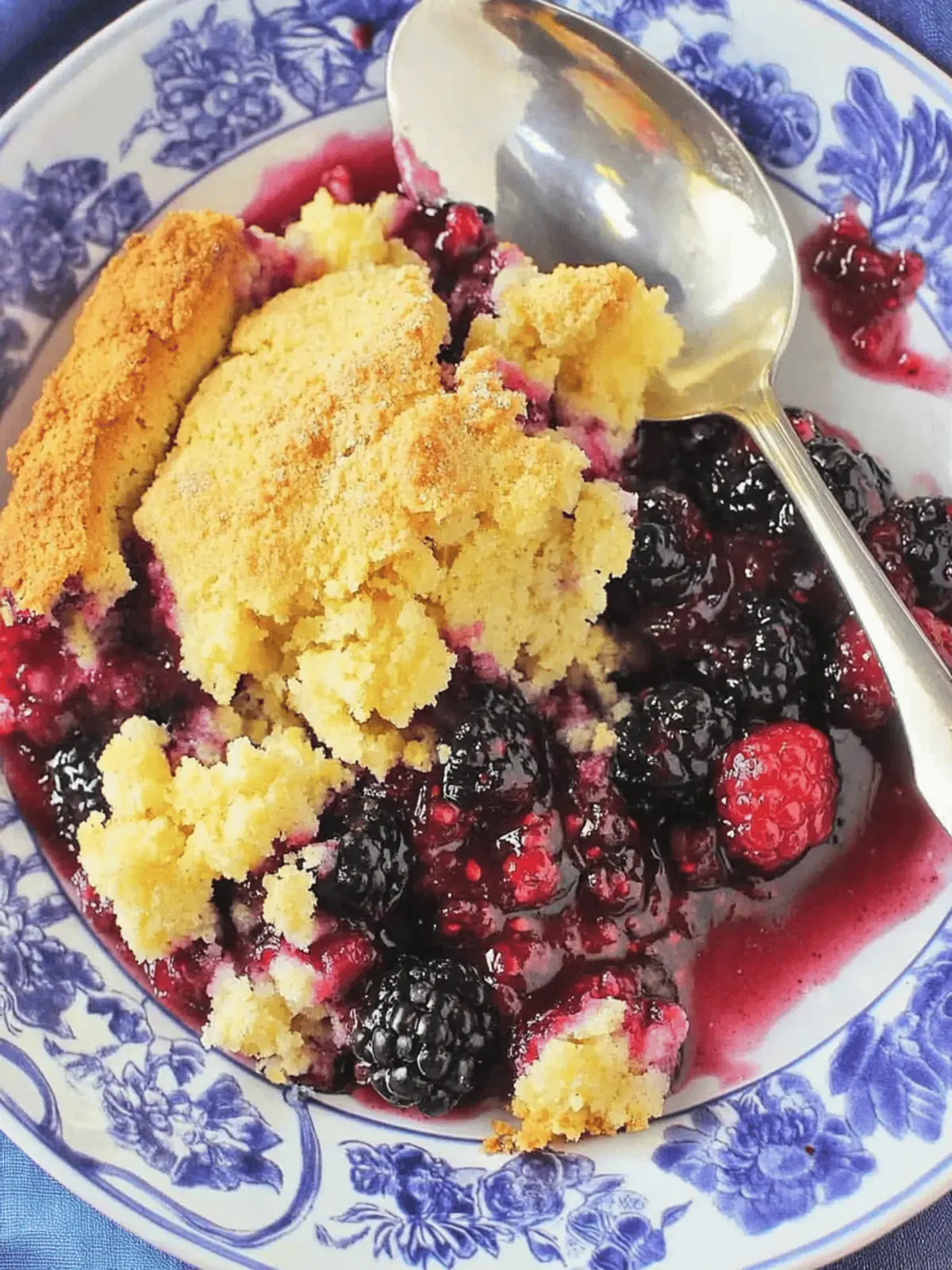 Berry and Cornmeal Cobbler: A Summer Sweet Delight! 4 Berry and Cornmeal Cobbler