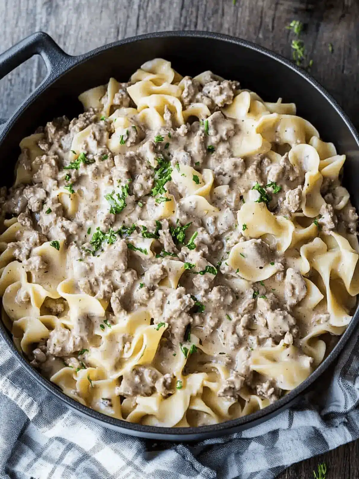 Ground Beef Stroganoff: Creamy Comfort in 30 Minutes 3 Ground Beef Stroganoff