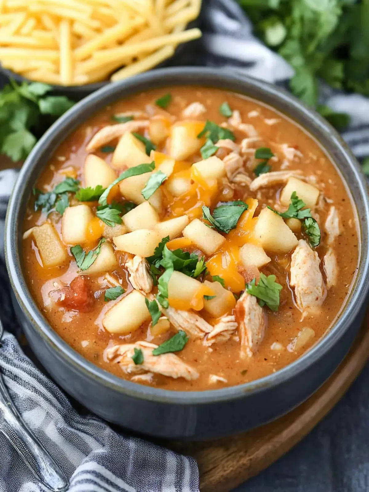 Cozy Up with White Cheddar & Apple Chicken Chili Delight 2 White Cheddar & Apple Chicken Chili