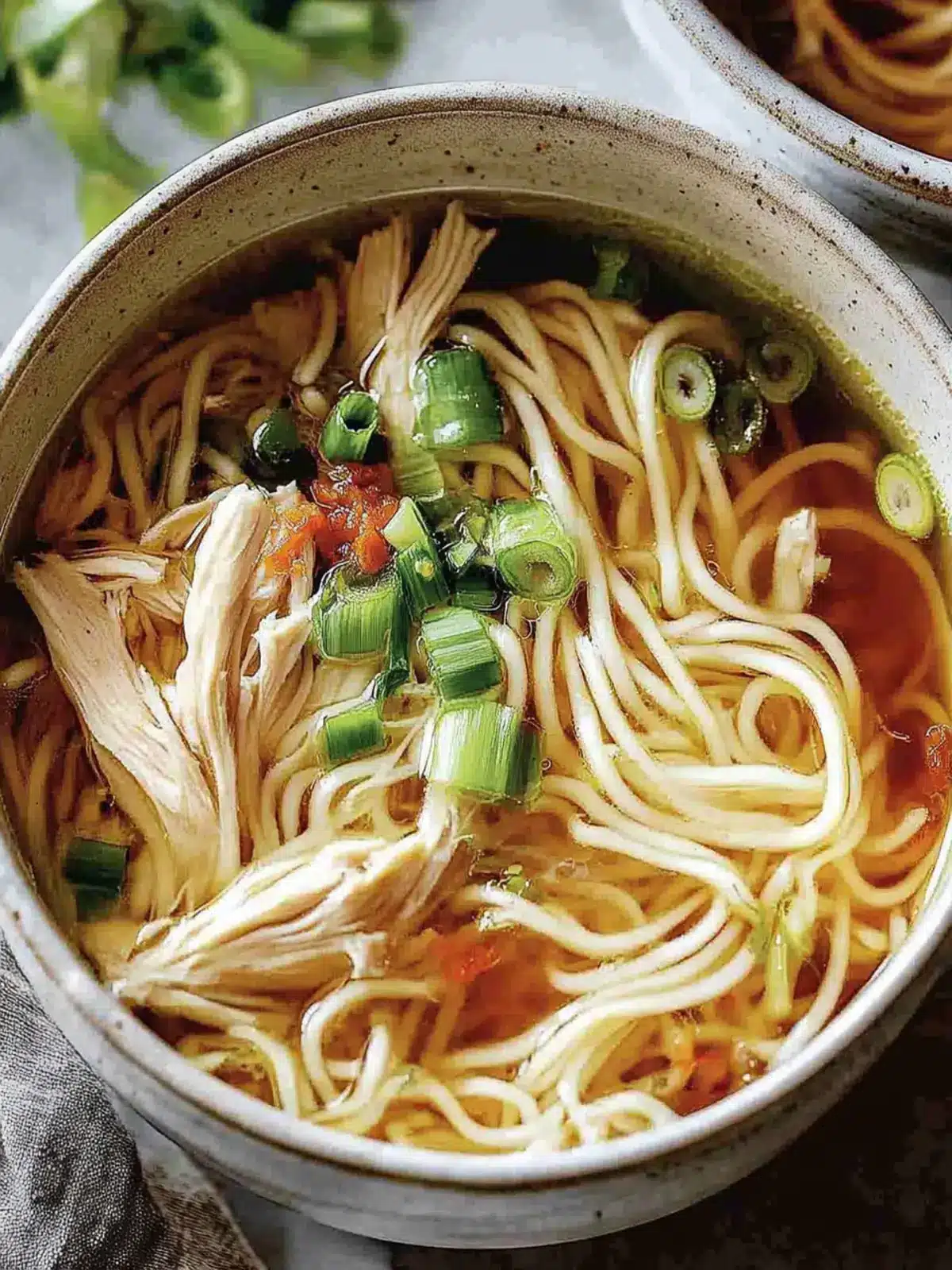 Aromatic Ginger Scallion Chicken Noodle Soup for Cozy Nights 2 Aromatic Ginger Scallion Chicken Noodle Soup