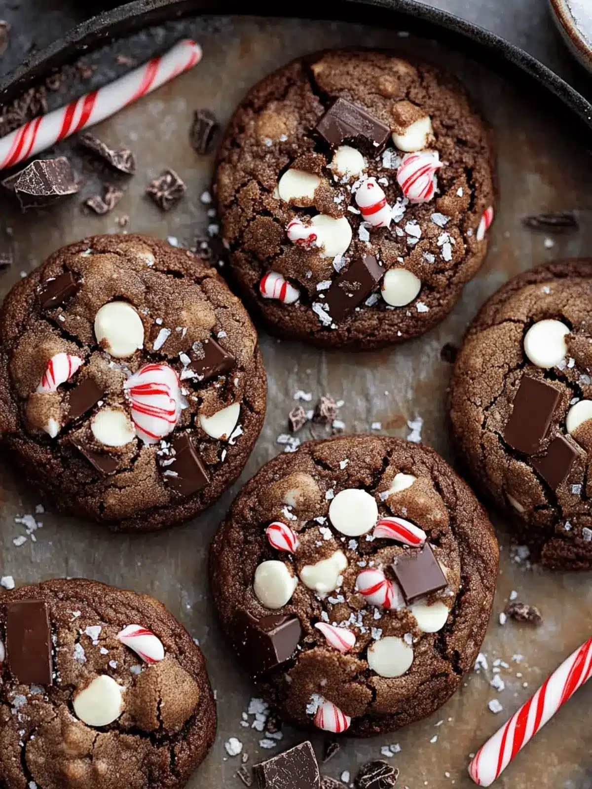 Triple Chocolate Peppermint Cookies for Holiday Joy 3 Triple Chocolate Peppermint Cookies