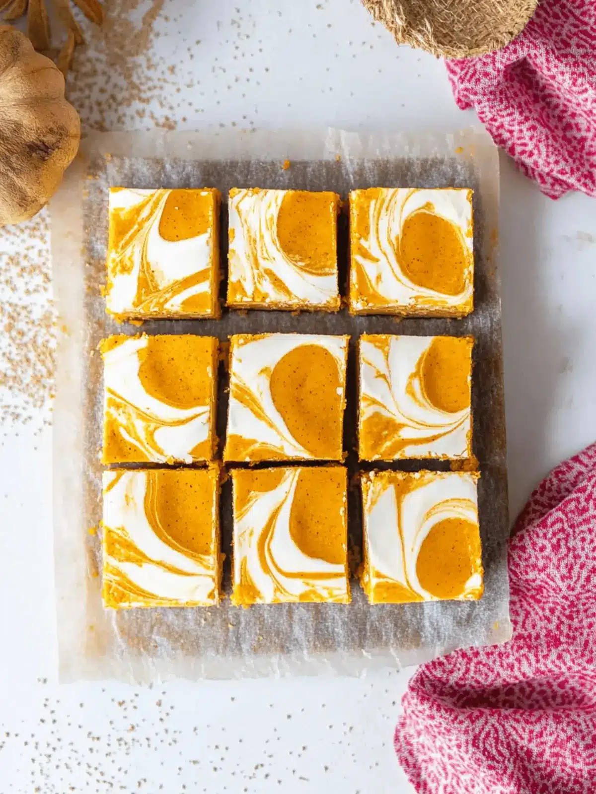 Delightful Pumpkin Cheesecake Bars for Effortless Fall Enjoyment 3 Pumpkin Cheesecake Bars