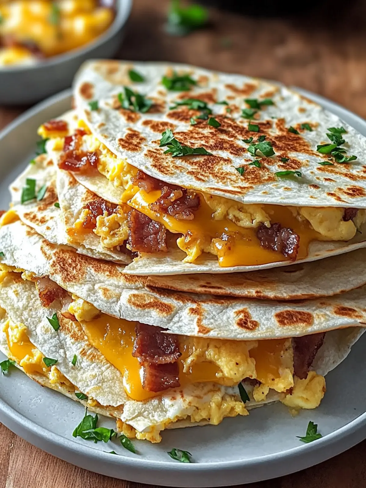 Bacon Egg Cheese Breakfast Quesadillas for a Cozy Morning Boost 3 Bacon Egg Cheese Breakfast Quesadillas