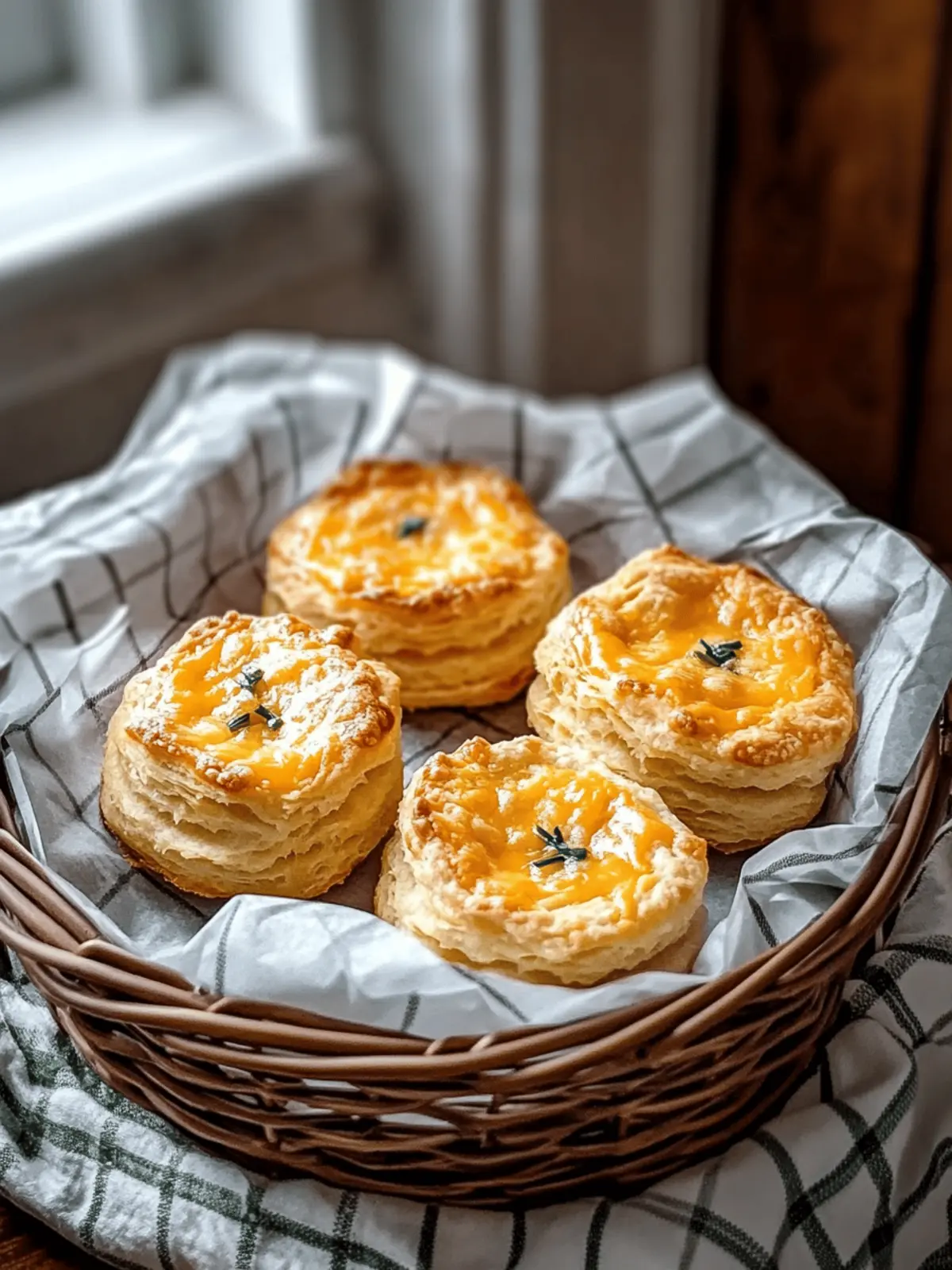 Easy Cheddar and Chive Biscuits: 30-Minute Flaky Delights 4 Easy Cheddar and Chive Biscuits