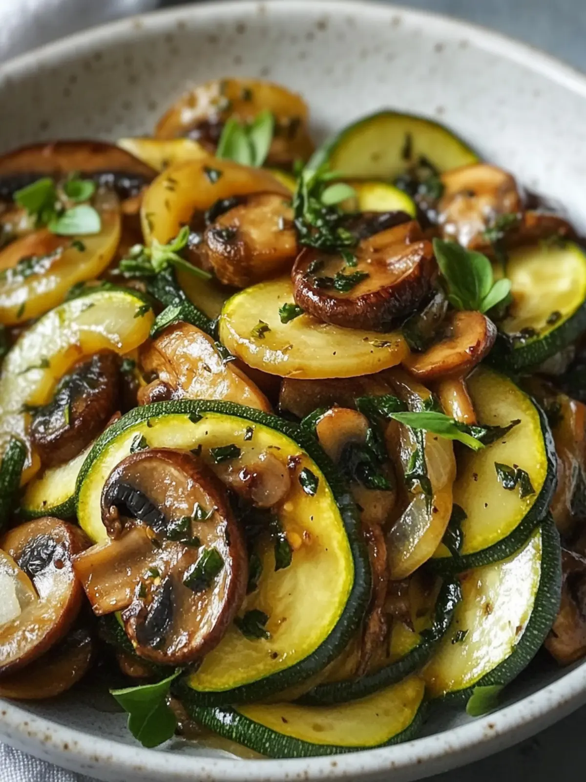 Saut ed Zucchini Mushrooms and Onions: Quick & Delicious Side 4 Sauteed Zucchini Mushrooms and Onions