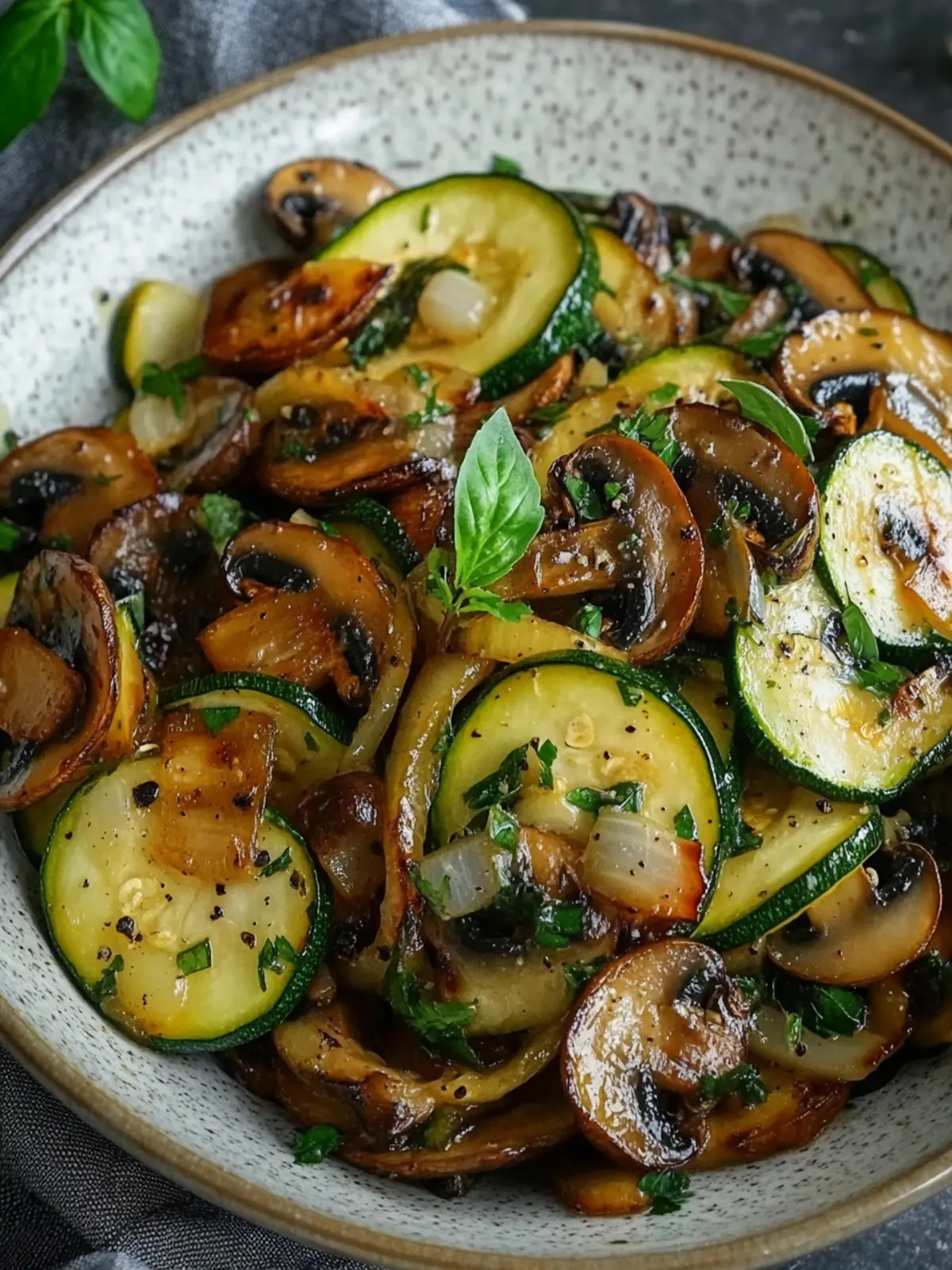 Saut ed Zucchini Mushrooms and Onions: Quick & Delicious Side 3 Sauteed Zucchini Mushrooms and Onions