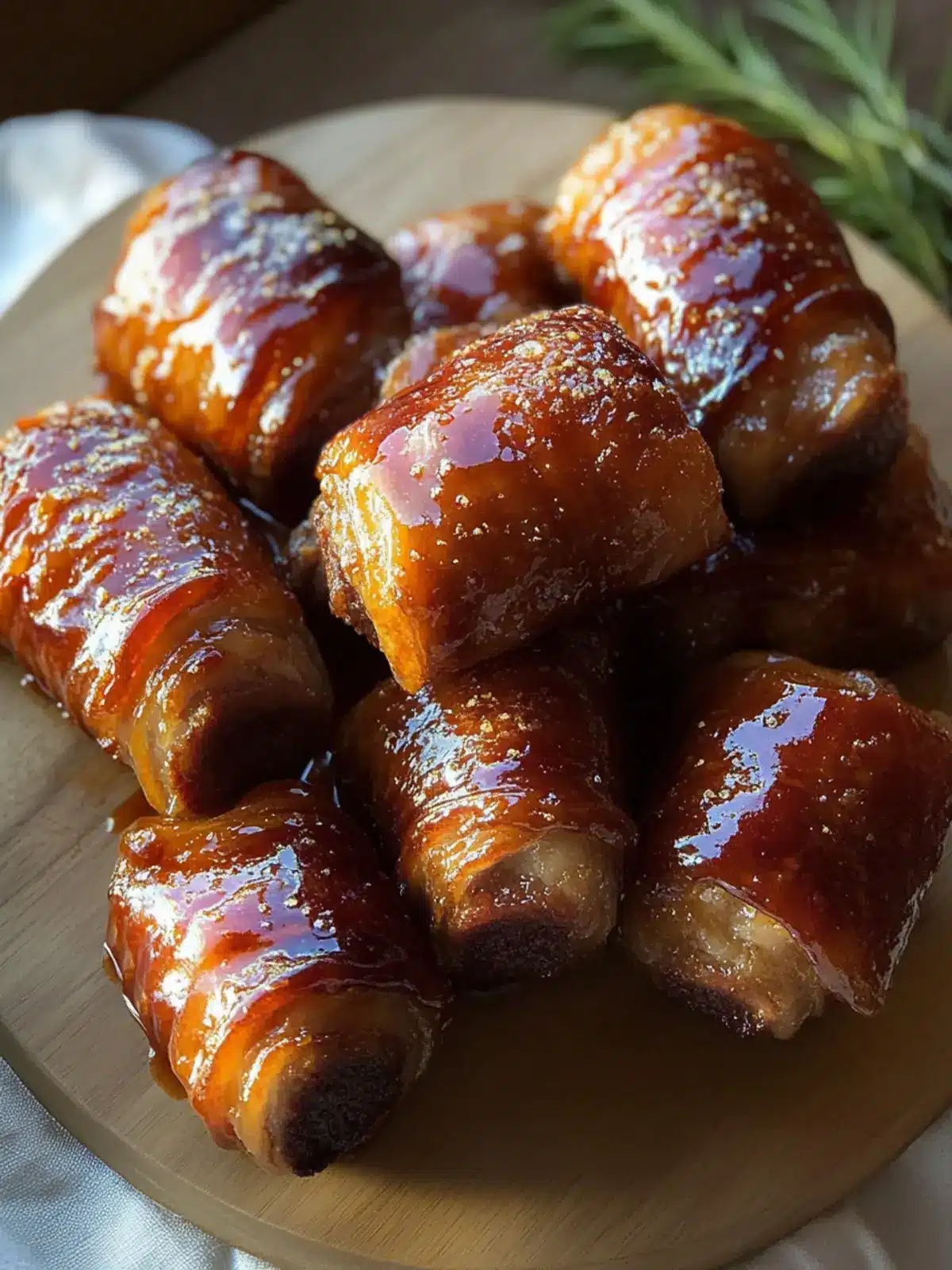 Deliciously Sweet Glazed Pigs in a Blanket for Your Next Party 4 Deliciously Sweet Glazed Pigs