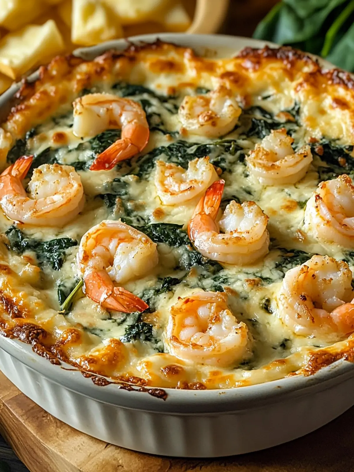 Cheesy and Creamy Shrimp and Crab Spinach Dip for Ultimate Indulgence 3 Cheesy and Creamy Shrimp and Crab Spinach Dip