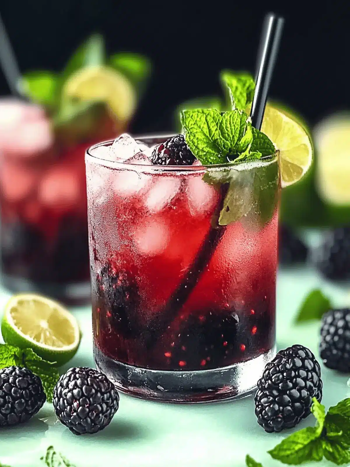 Delightful Blackberry Mojito: Refreshing Summer Sips Await 4 Blackberry Mojito