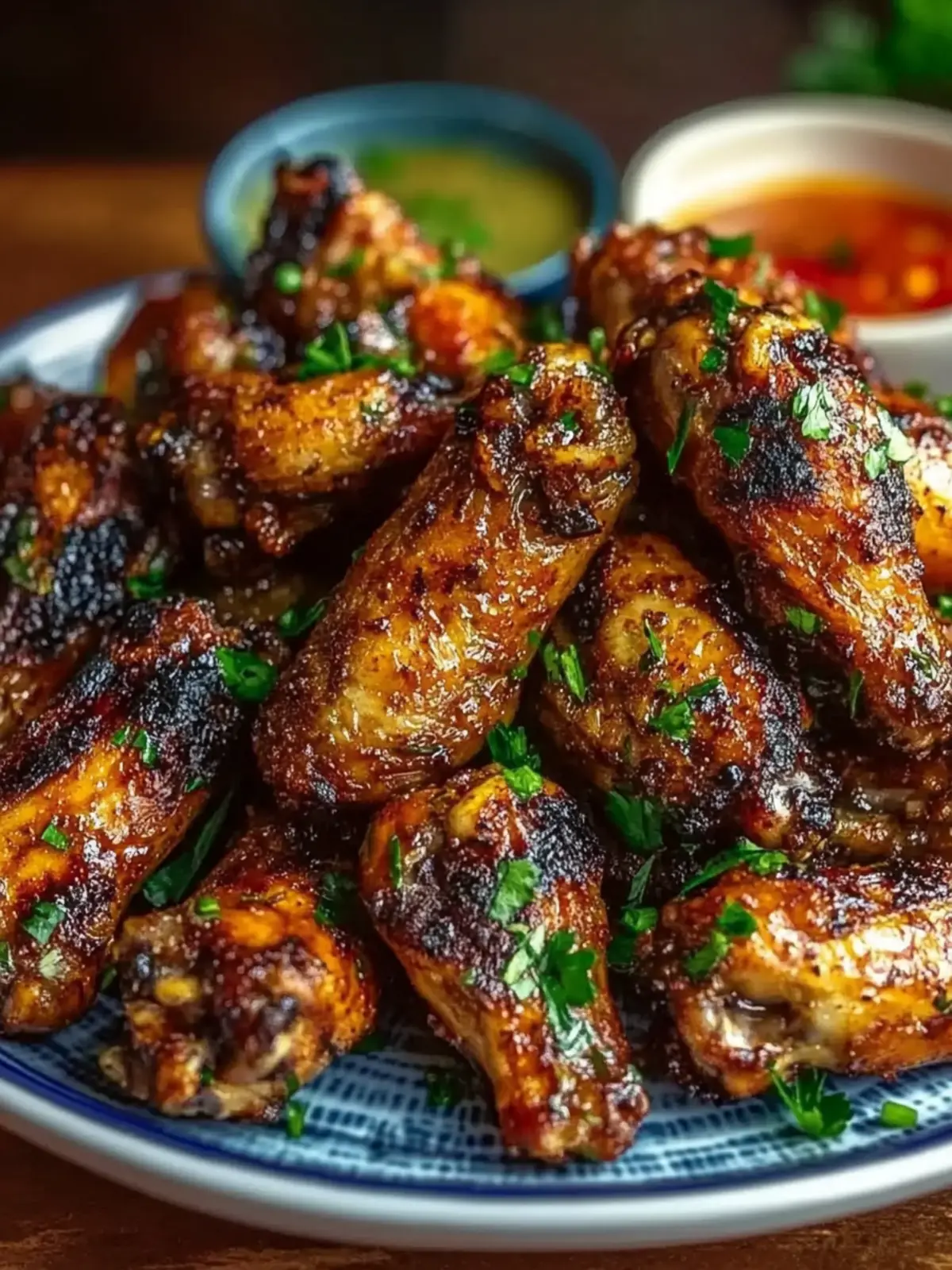 Cajun Garlic Chicken Wings Feast for Finger-Licking Goodness 2 Cajun Garlic Chicken Wings Feast