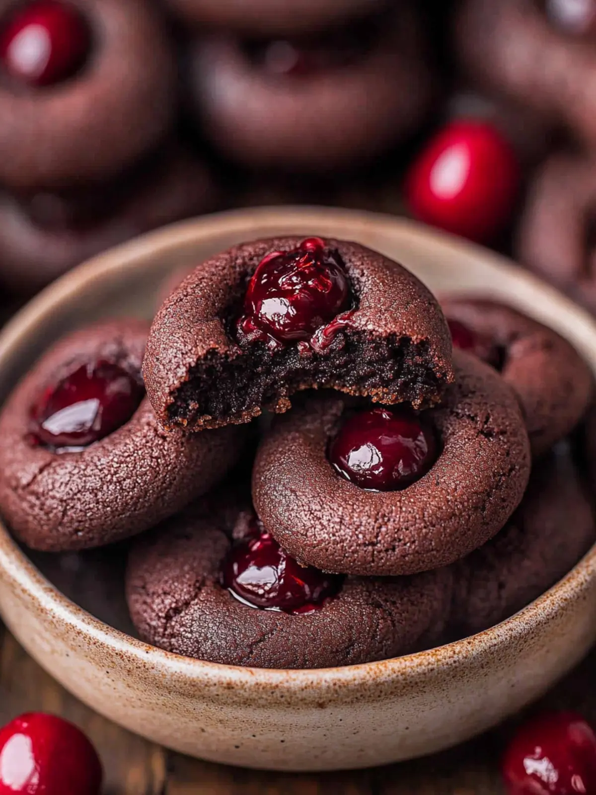 Irresistible Chocolate Cherry Cookies You'll Love to Bake 3 Chocolate Cherry Cookies
