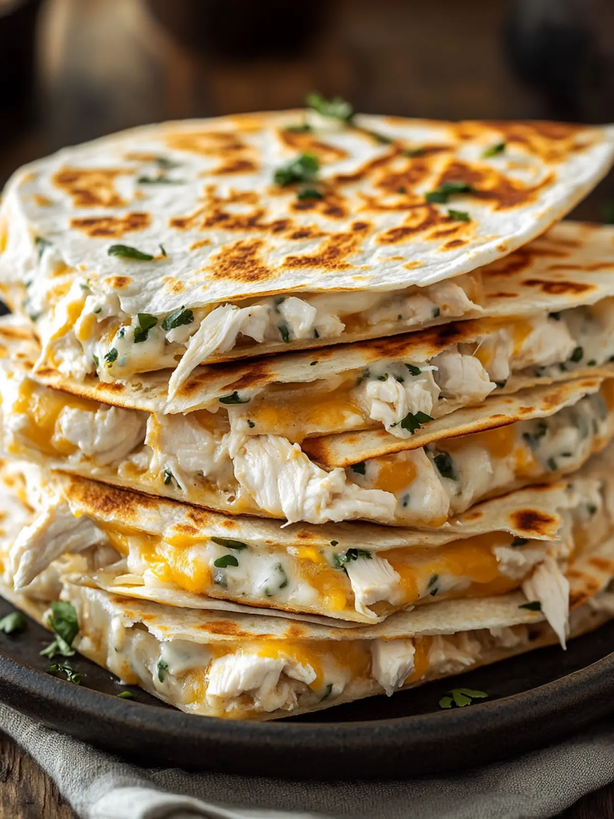Delicious High-Protein Chicken Ranch Quesadilla in Minutes 2 High-Protein Chicken Ranch Quesadilla