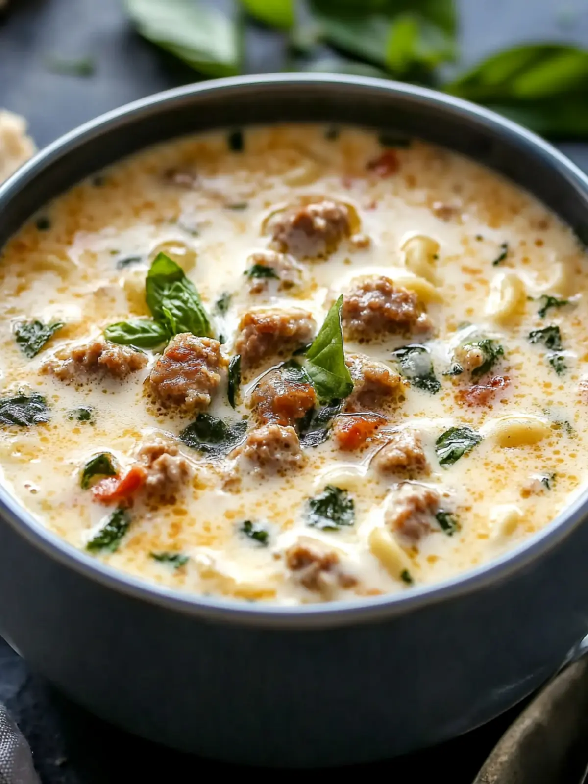 Creamy Parmesan Italian Sausage Soup for Cozy Nights In 4 Creamy Parmesan Italian Sausage Soup
