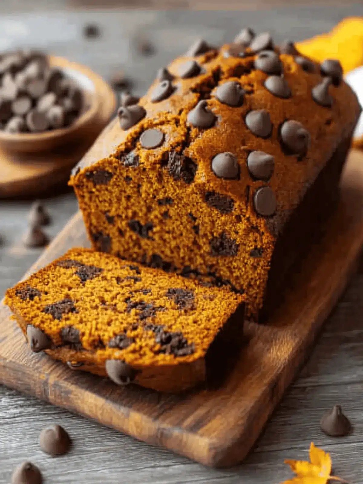 Delicious Pumpkin Chocolate Chip Bread for Cozy Fall Days 2 Pumpkin Chocolate Chip Bread
