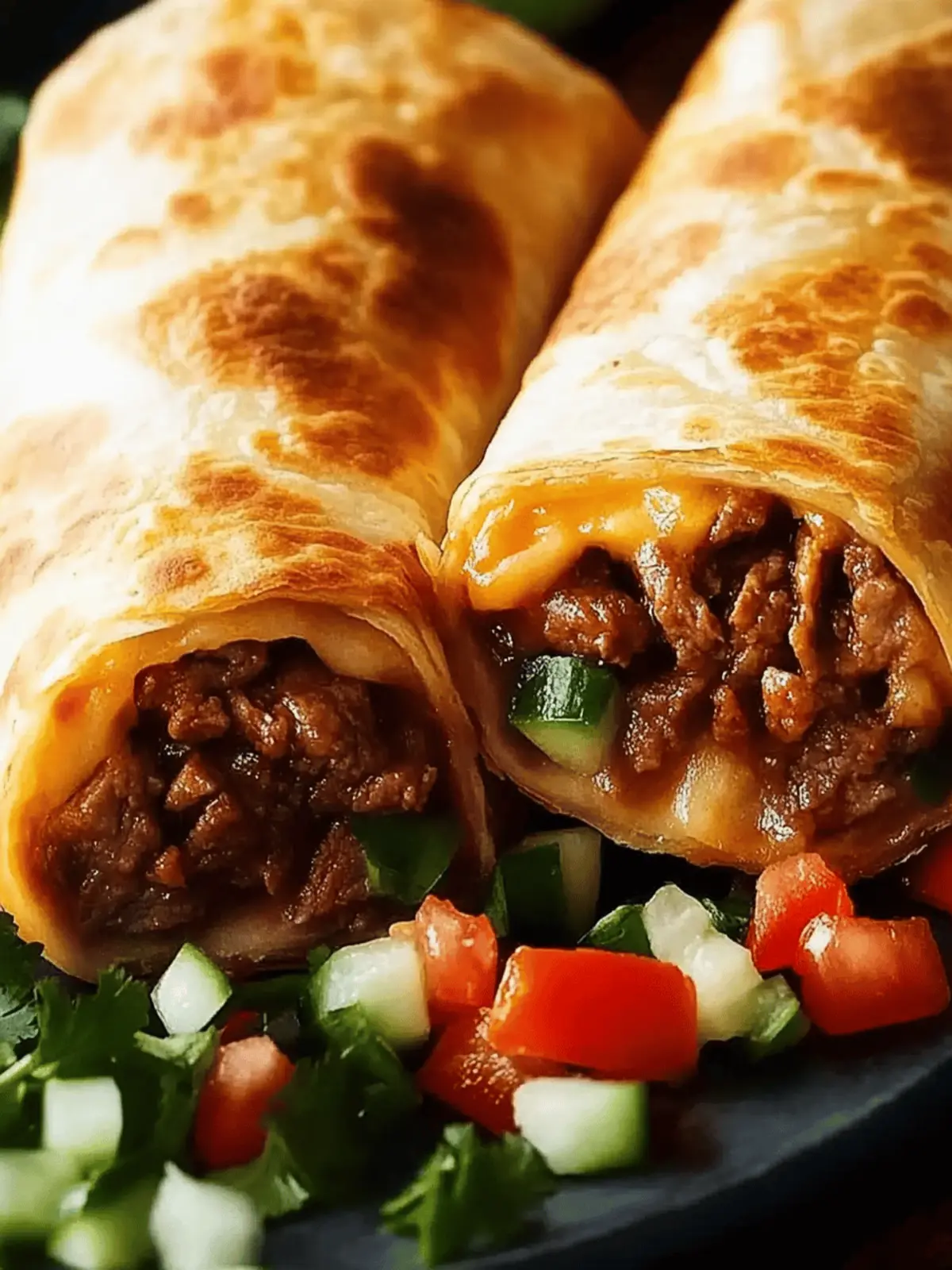 Baked Beef Chimichangas That Redefine Easy Family Dinners 3 Baked Beef Chimichangas