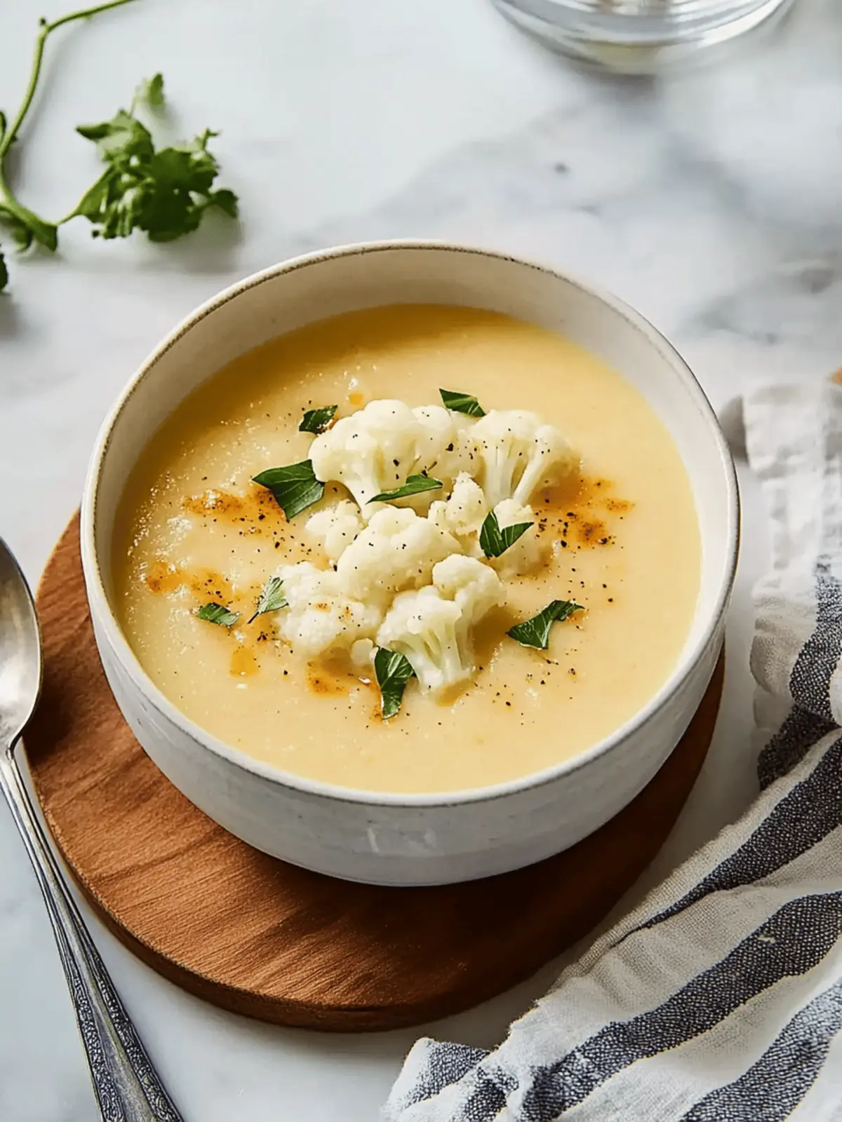 Silky Creamy Cauliflower Soup Ready in Just 40 Minutes 3 Creamy Cauliflower Soup