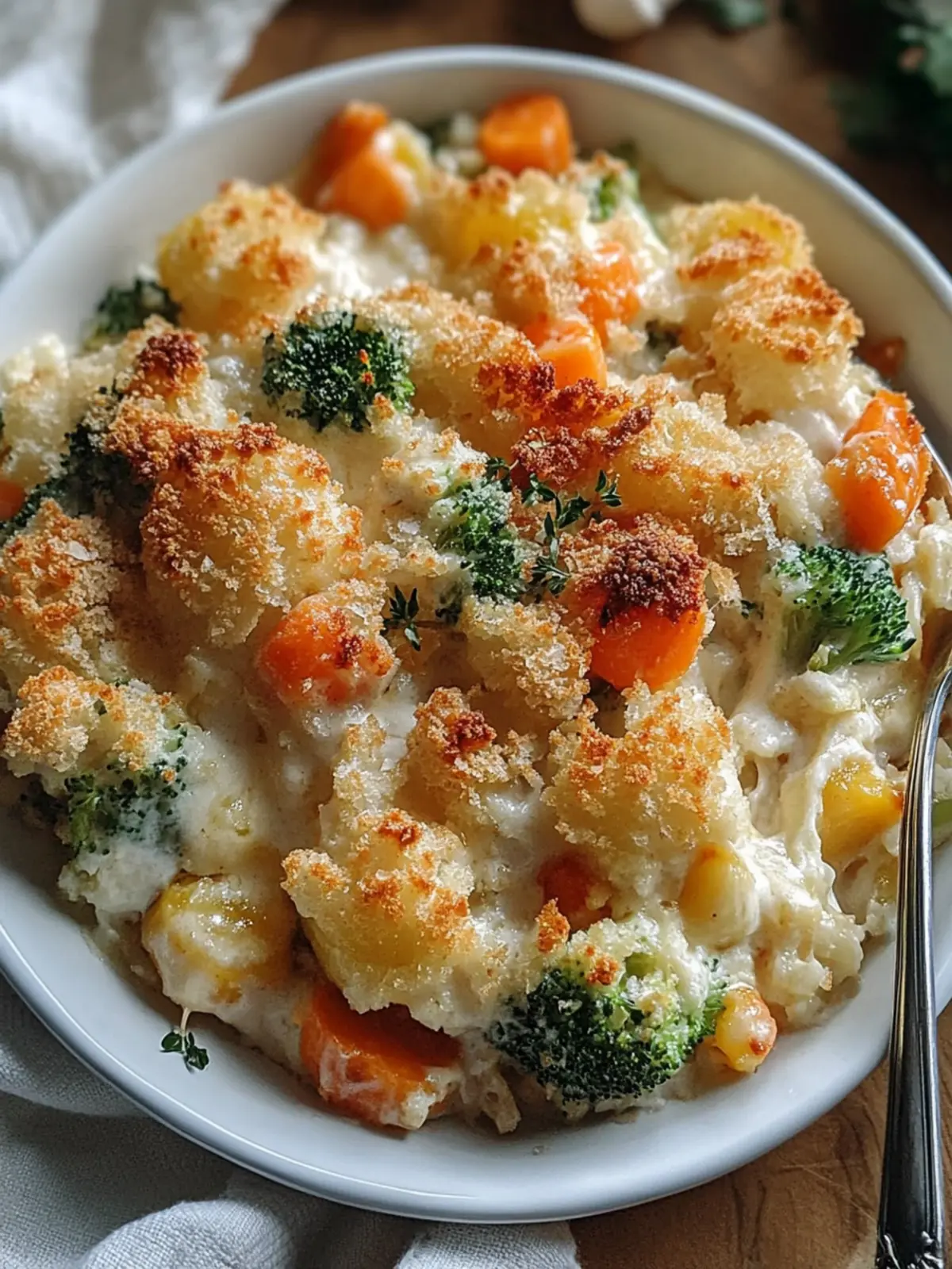 Creamy Winter Vegetable Casserole: Cozy Comfort in Every Bite 3 Creamy Winter Vegetable Casserole