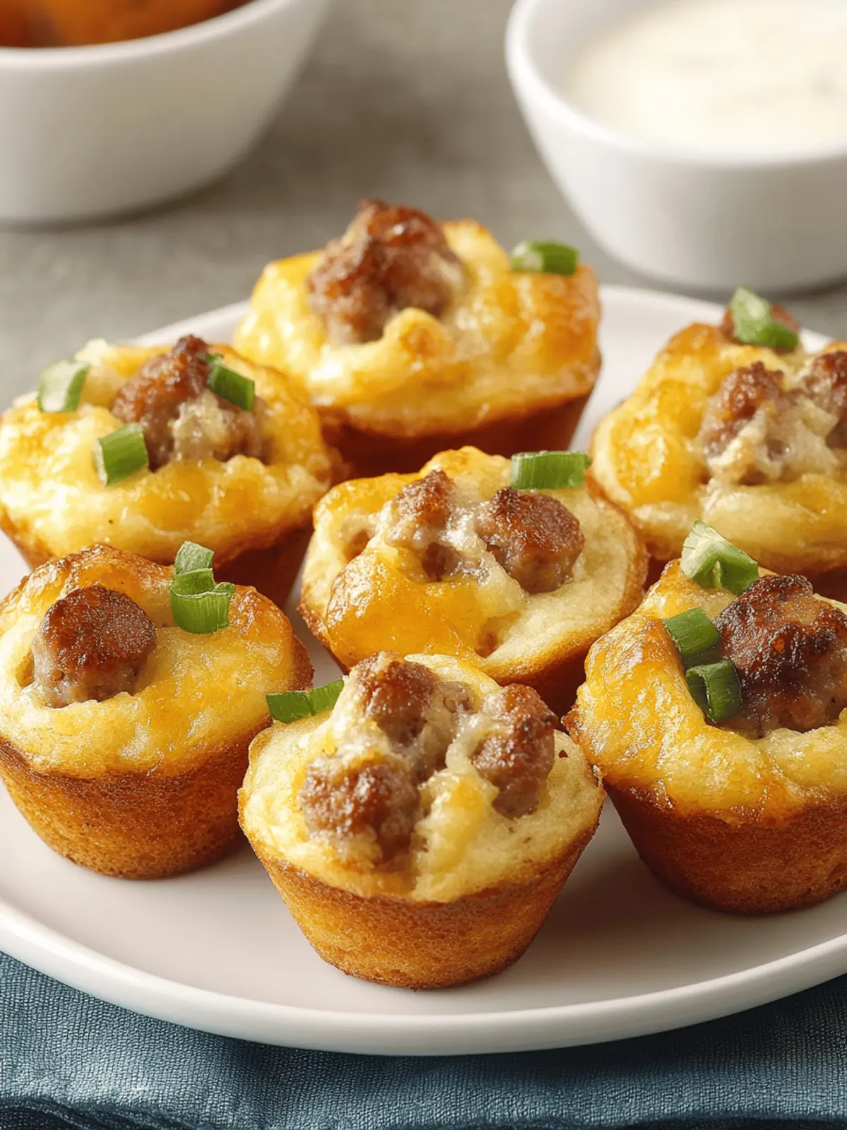 Savory Mini Sausage Pancake Muffins for Effortless Breakfasts 3 Savory Mini Sausage Pancake Muffins for Effortless Breakfasts