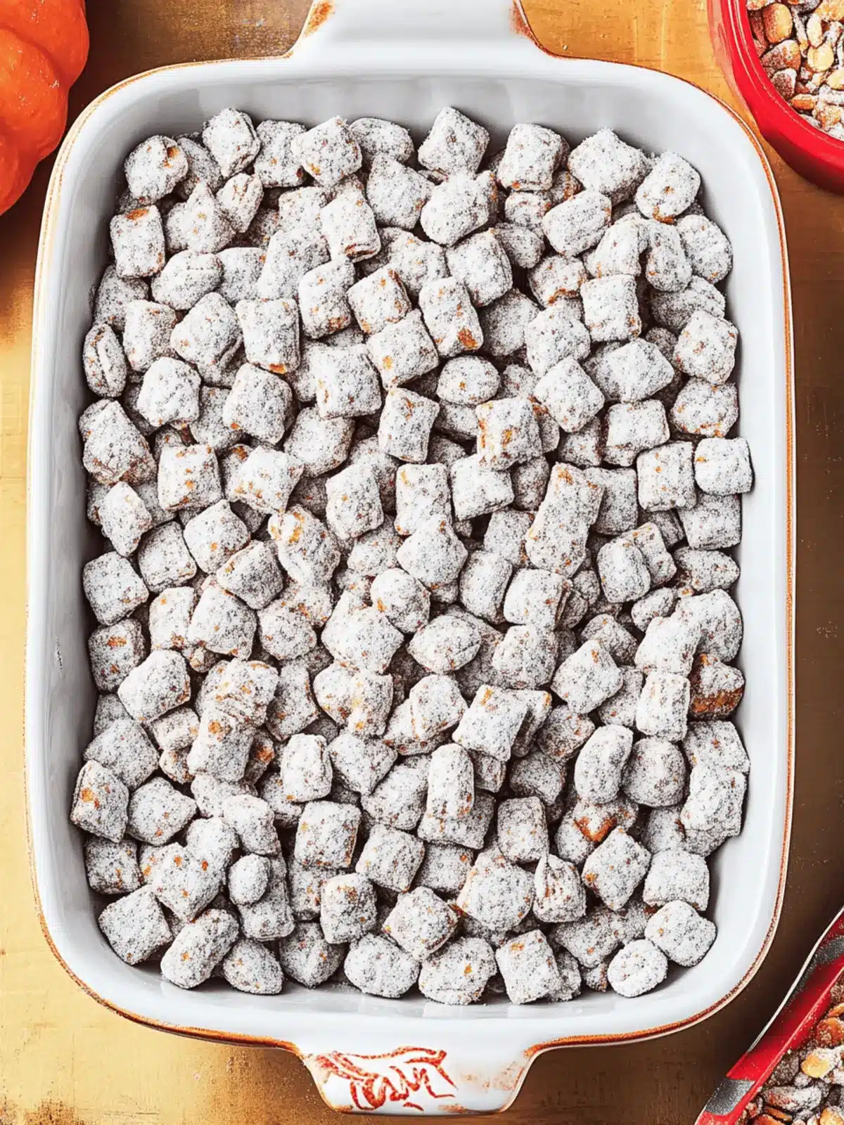 Pumpkin Spice Puppy Chow: Your Fall Treat Adventure Awaits 4 Pumpkin Spice Puppy Chow