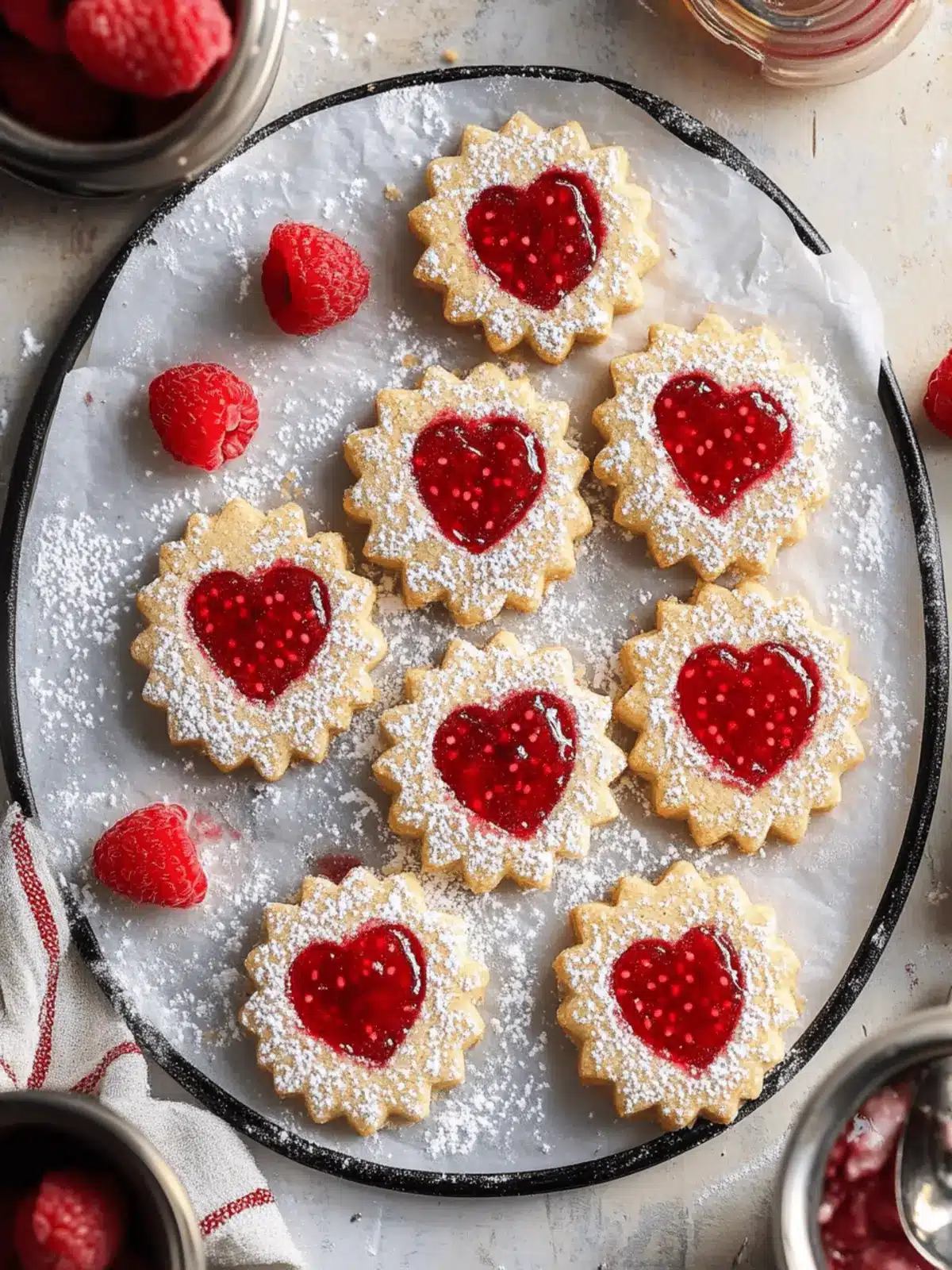 Delicious Raspberry Linzer Cookies for Your Sweet Cravings 4 Raspberry Linzer Cookies