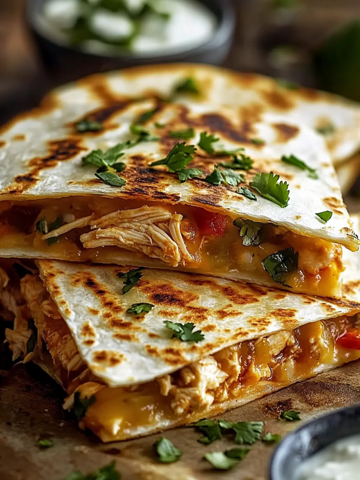 Delicious Chicken Quesadilla: Quick Comfort Food Delight 3 Chicken Quesadilla