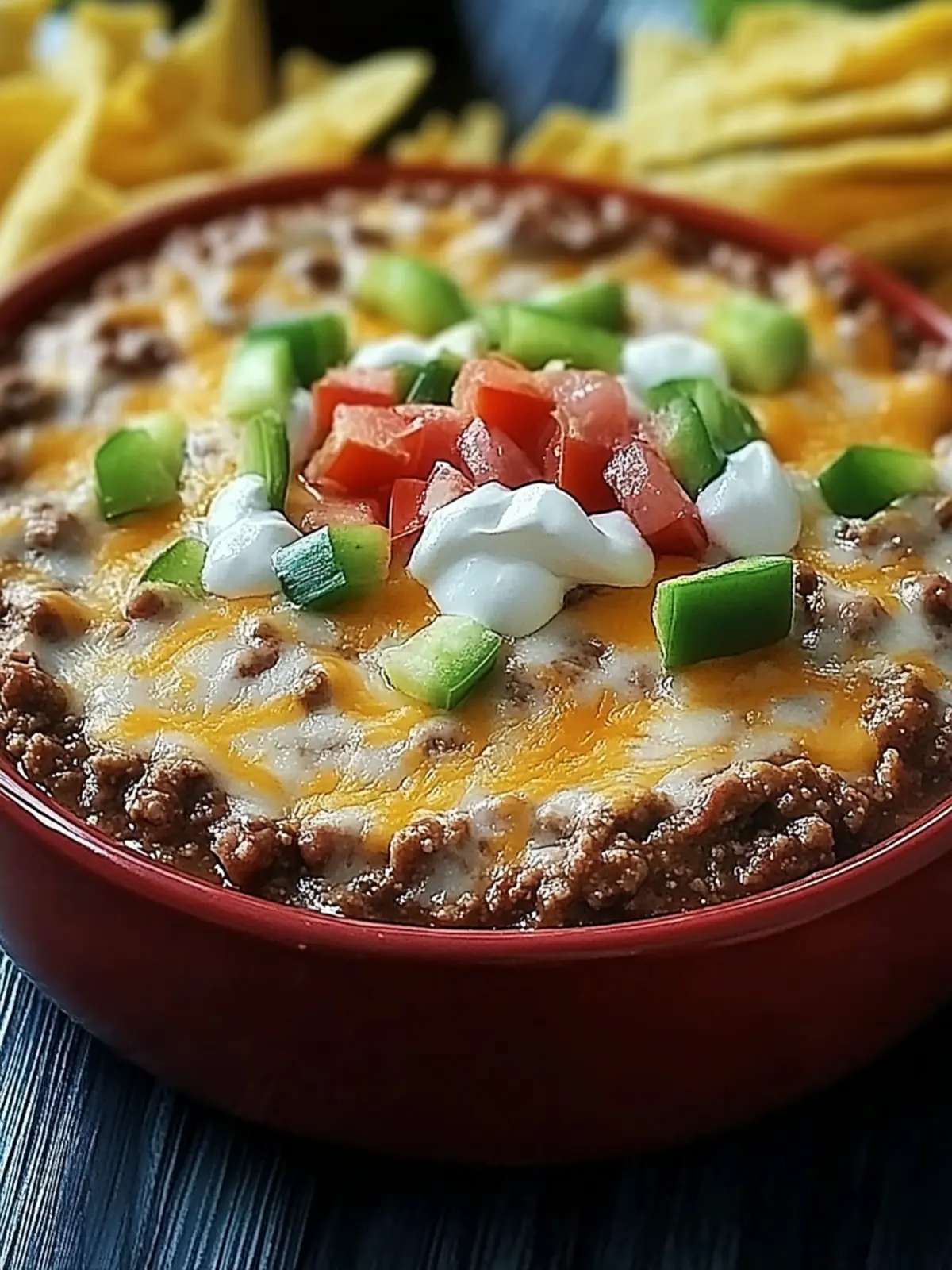 Delicious Meaty Texas Trash Dip: The Perfect Party Starter 2 Meaty Texas Trash Dip