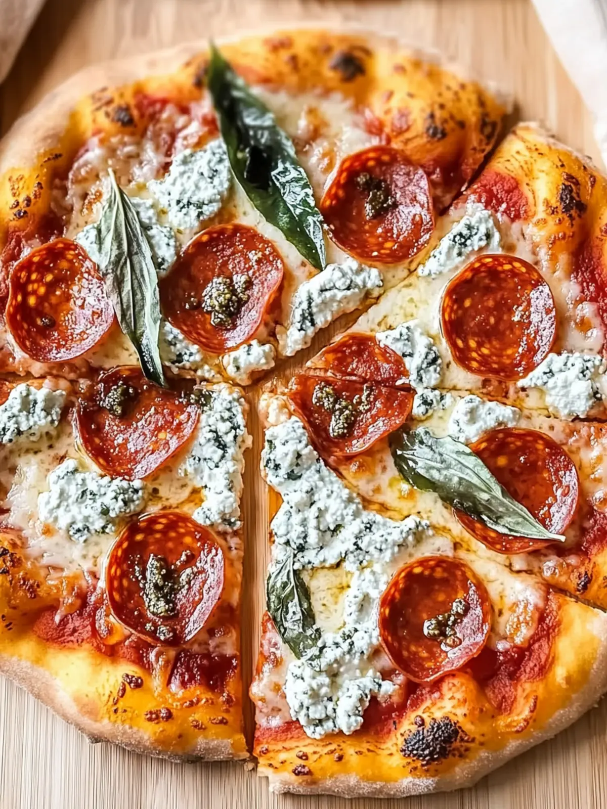 Hot Honey Pepperoni Pizza with Ricotta: A Sweet & Spicy Twist 3 Hot Honey Pepperoni Pizza with Ricotta