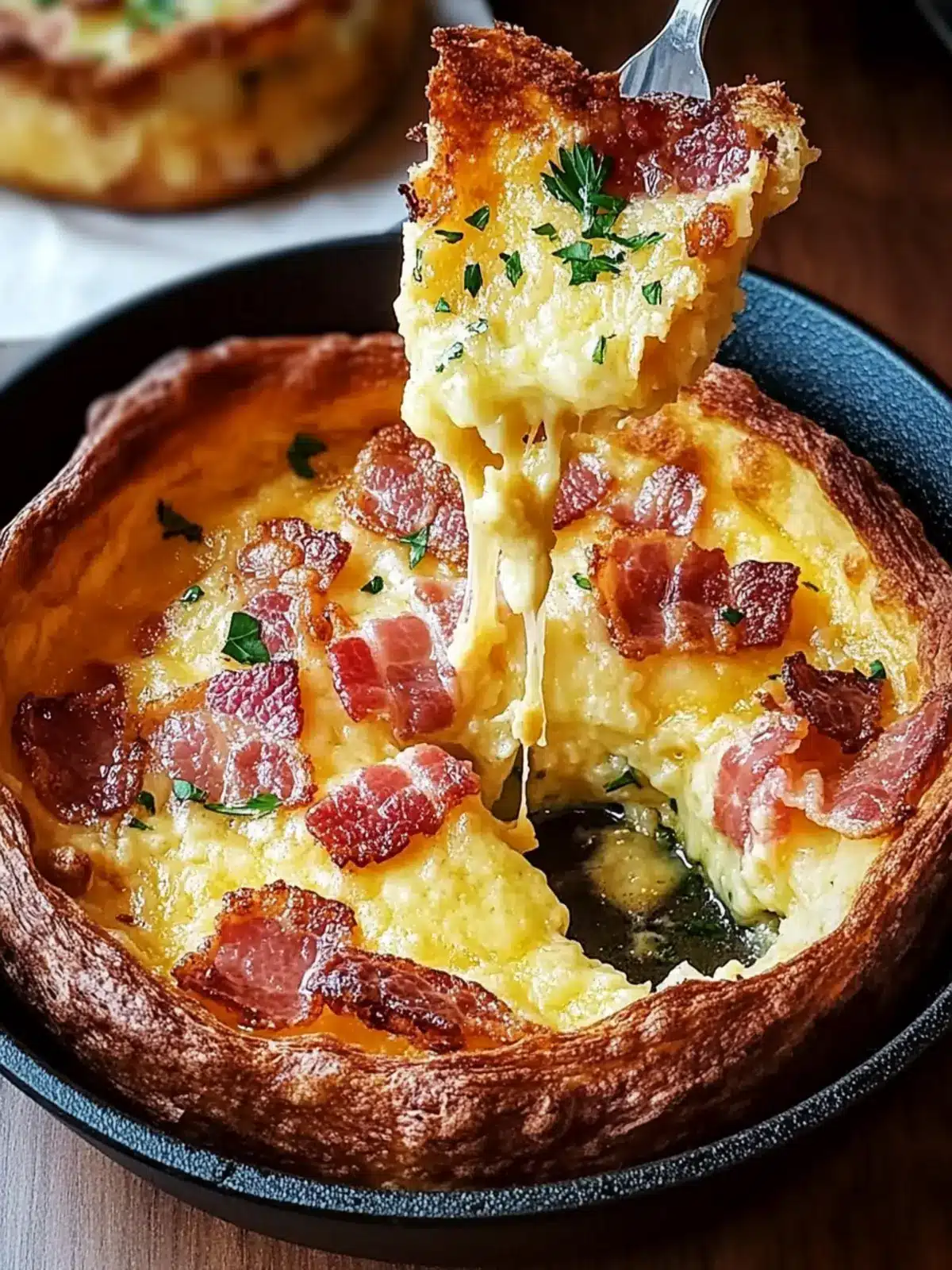 Cheddar Bacon Dutch Baby: The Ultimate Cozy Breakfast Delight 2 Cheddar Bacon Dutch Baby