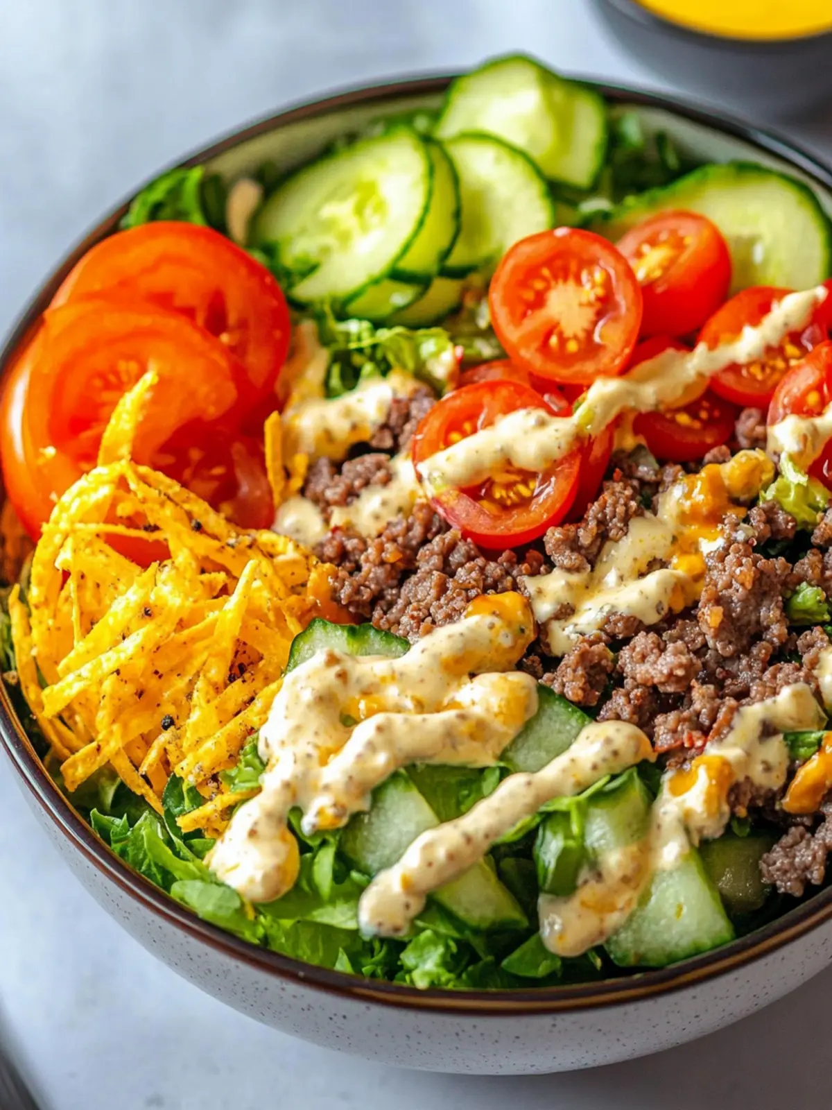 Keto Big Mac Salad Bowl: Your New Low-Carb Craving Fix 3 Keto Big Mac Salad Bowl