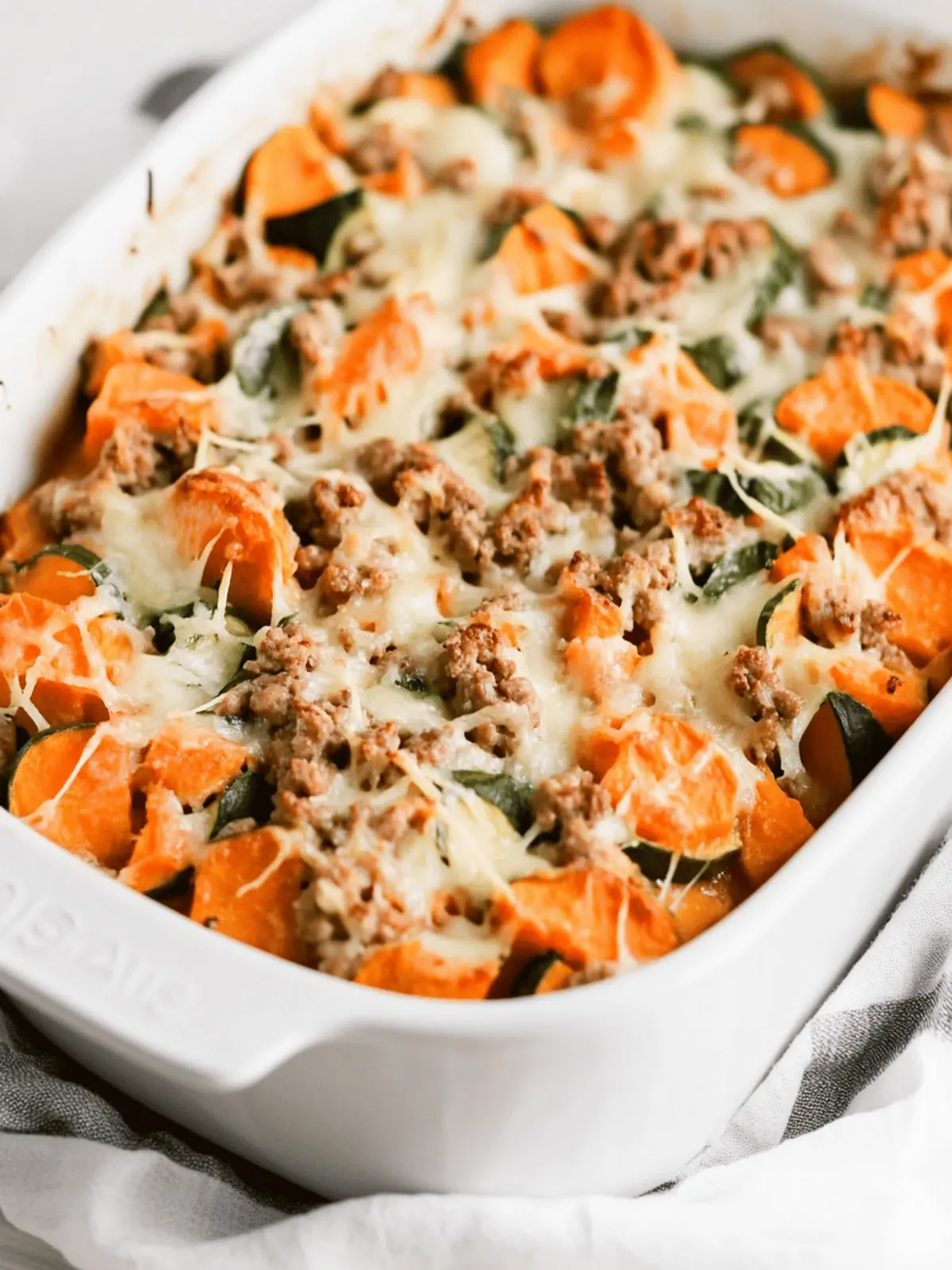 Ground Turkey Sweet Potato Bake: A Cheesy Family Favorite 3 Ground Turkey Sweet Potato Bake