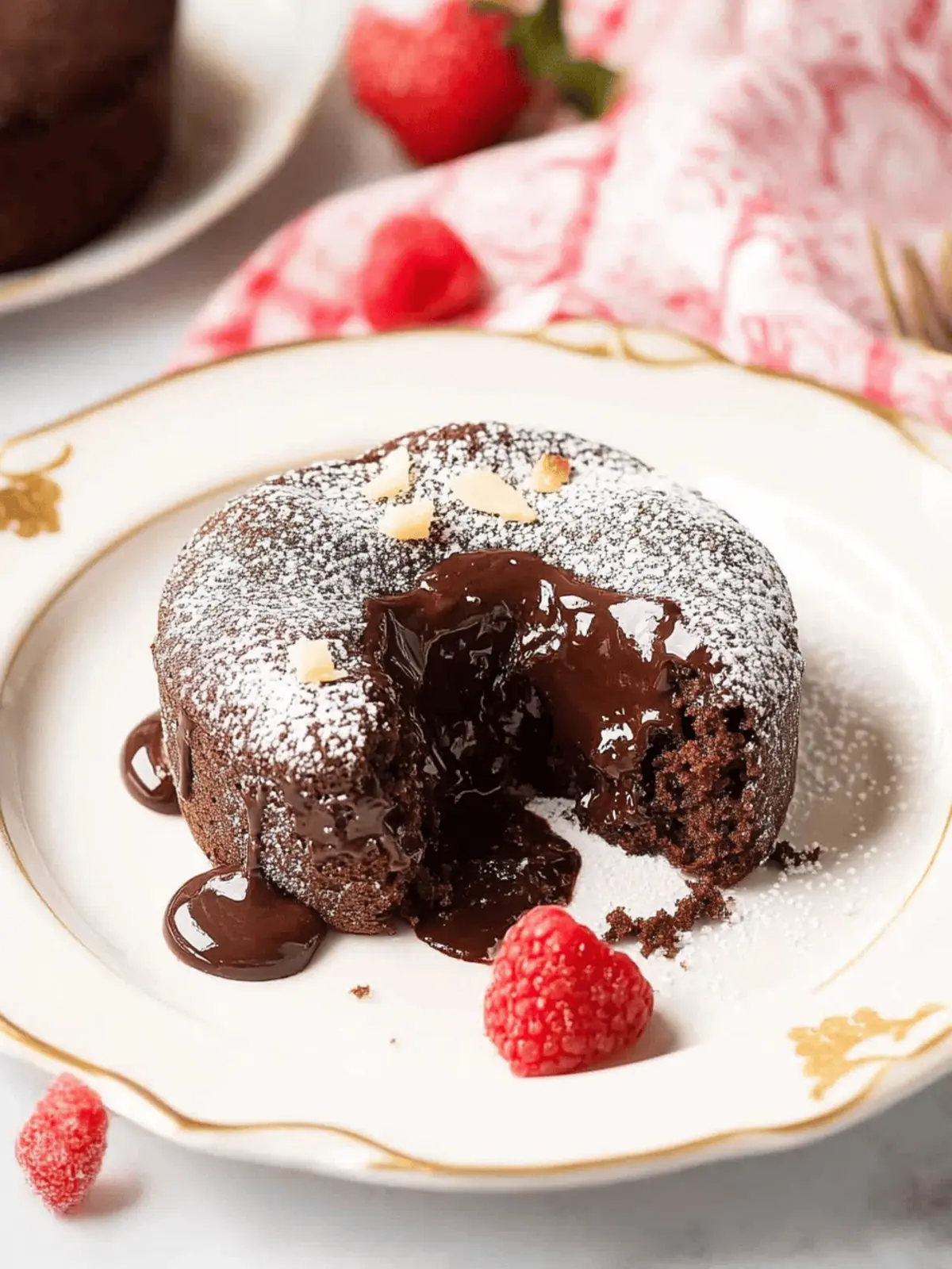 Melt-in-Your-Mouth Chocolate Lava Cake Just for You 3 Chocolate Lava Cake
