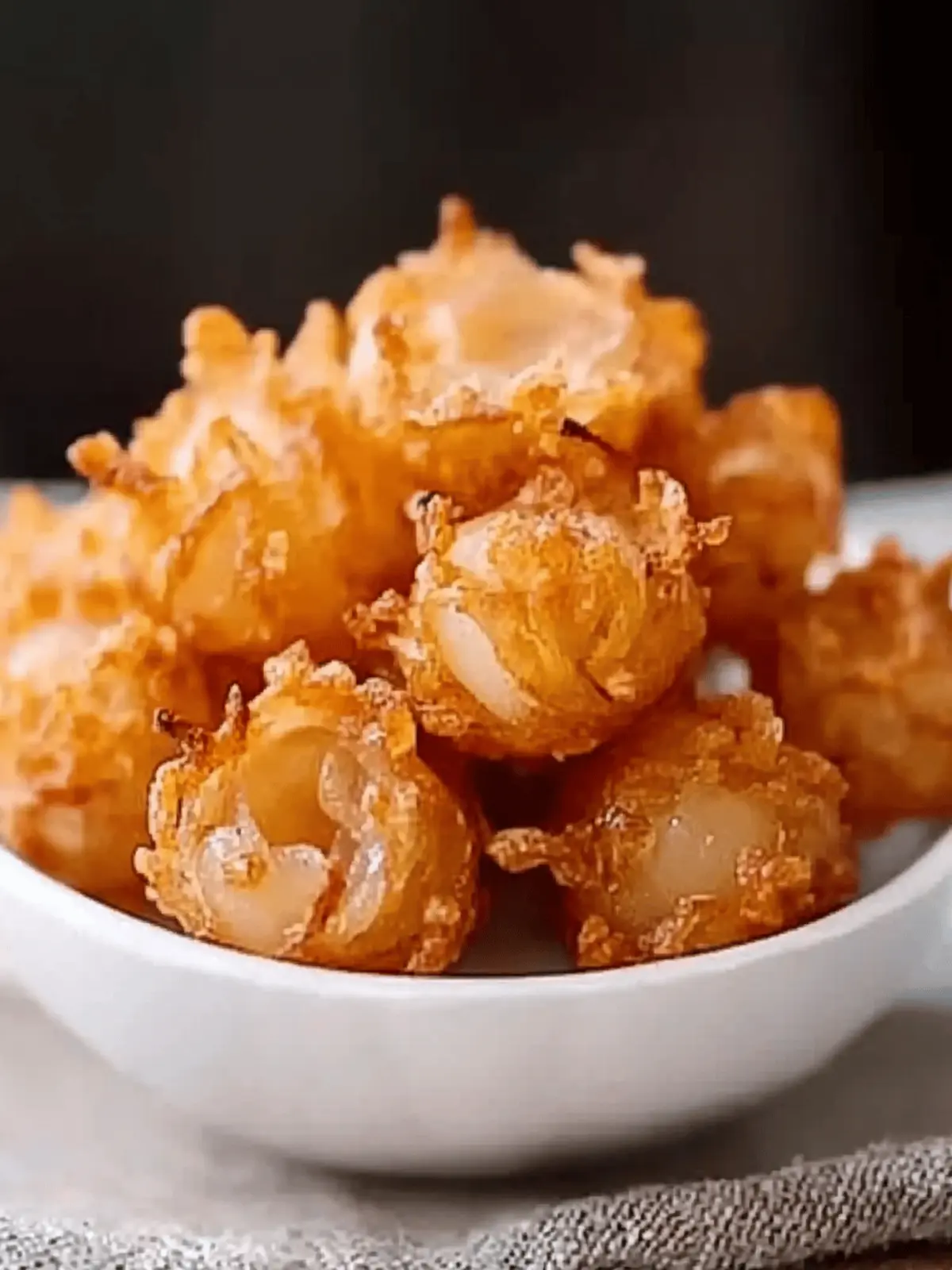 Crispy Mini Blooming Onions Perfect for Game Day Snacking 4 Mini Crispy Blooming Onions