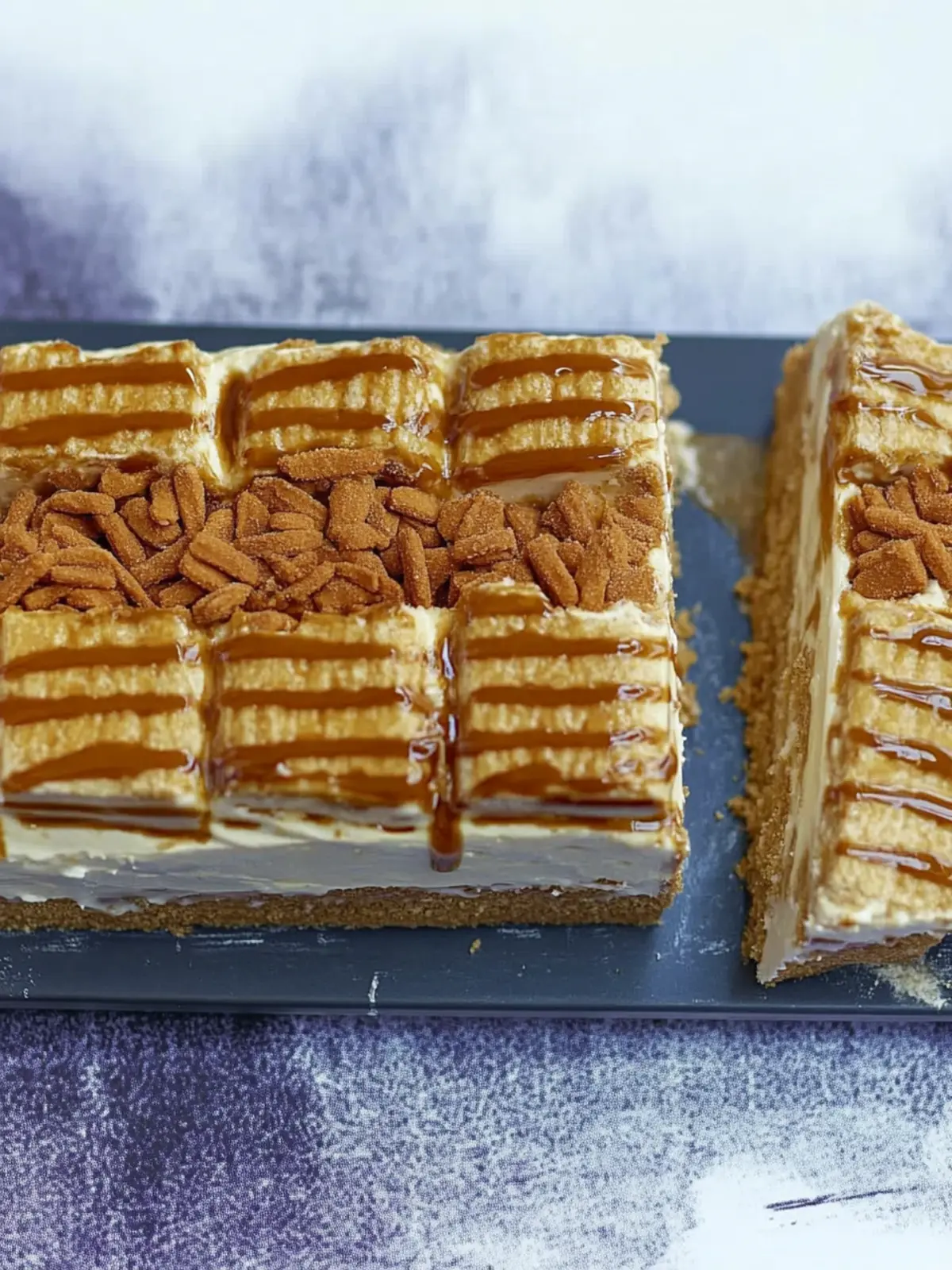 Irresistible 4-Ingredient Biscoff Fridge Cake Everyone Loves 2 4-Ingredient Biscoff Fridge Cake