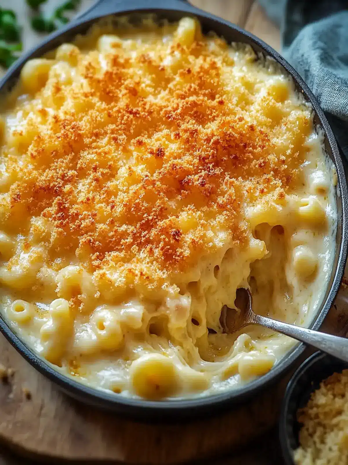 Creamy Baked Mac & Cheese with Crispy Topping Magic Awaits 4 Creamy Baked Mac & Cheese with Crispy Topping Magic