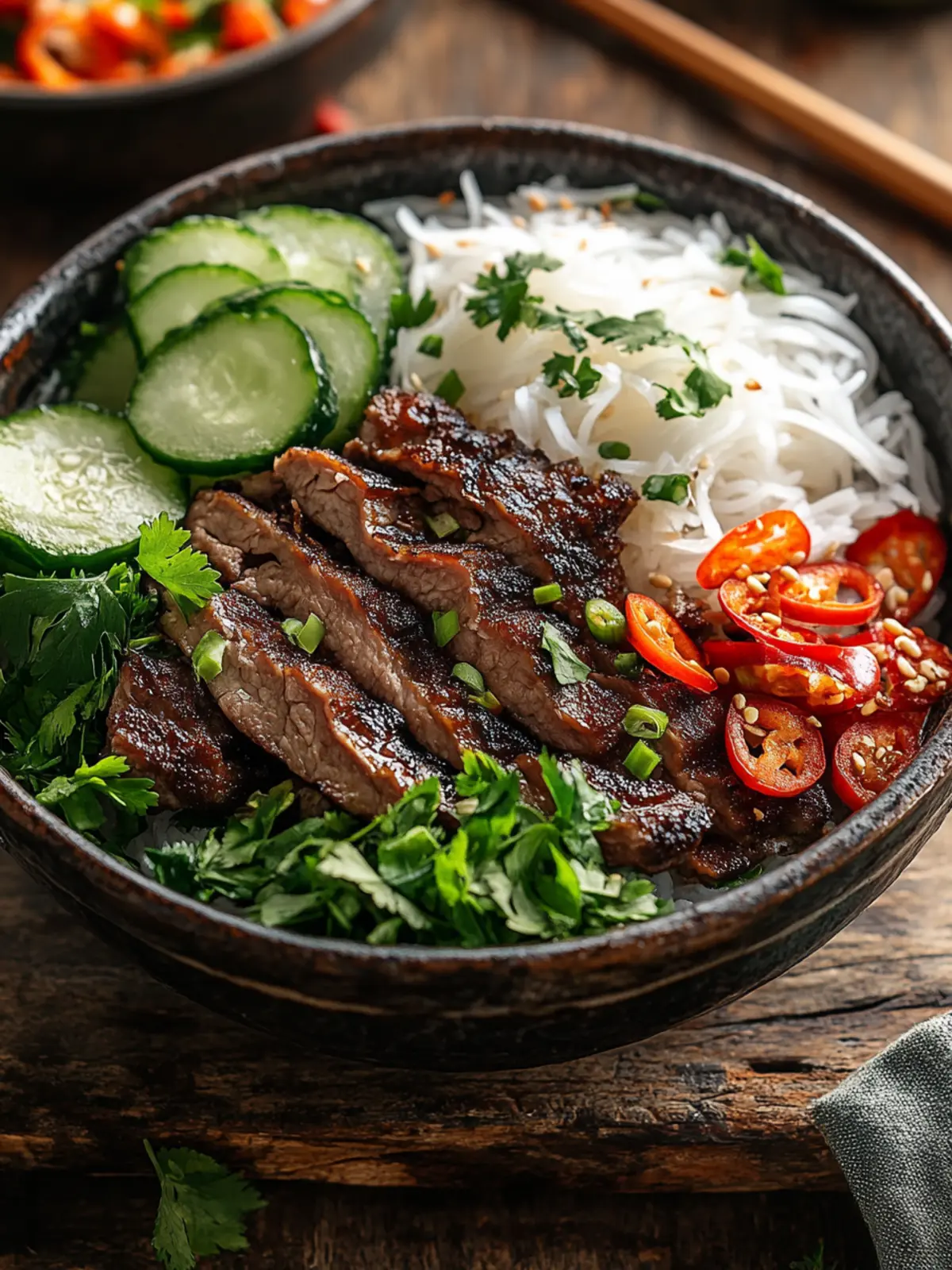 Savor Com Bo Nuong: Vietnamese Grilled Beef Over Jasmine Rice 4 Com Bo Nuong