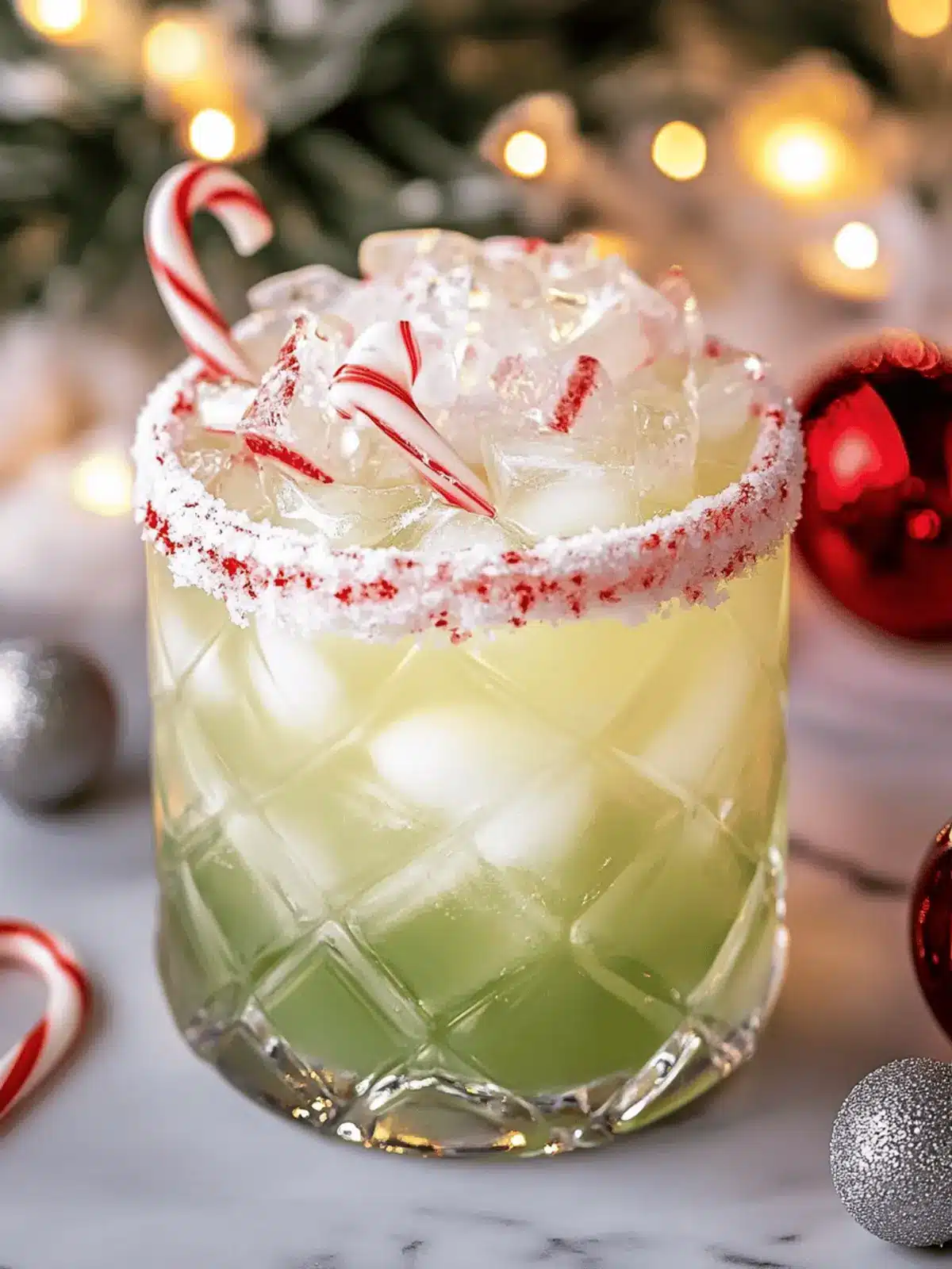 Candy Cane Christmas Mocktail: Refreshing Festive Delight 4 Candy Cane Christmas Mocktail