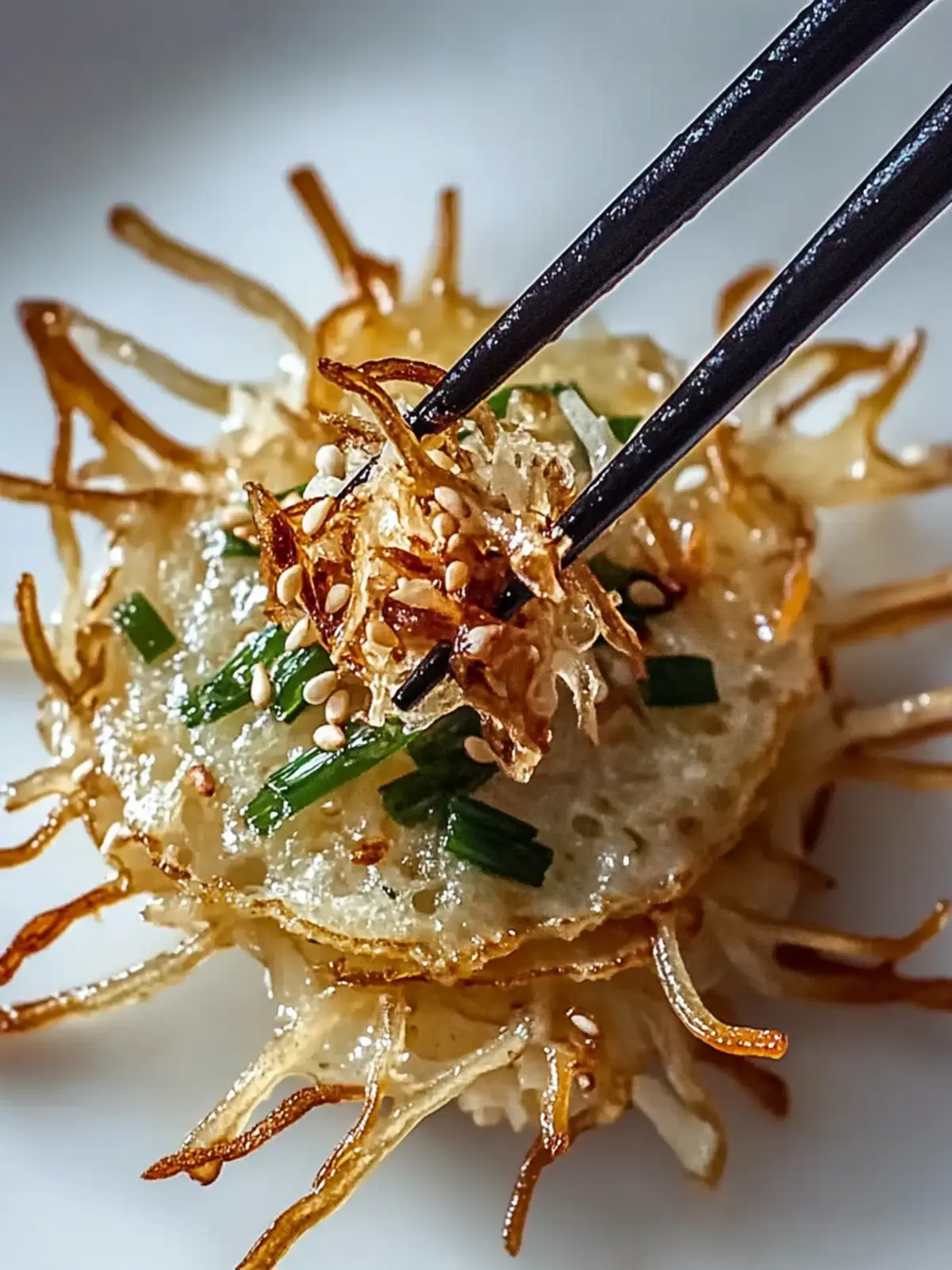 Crispy Enoki Pancakes: Your New Favorite Savory Snack 3 Crispy Enoki Pancakes