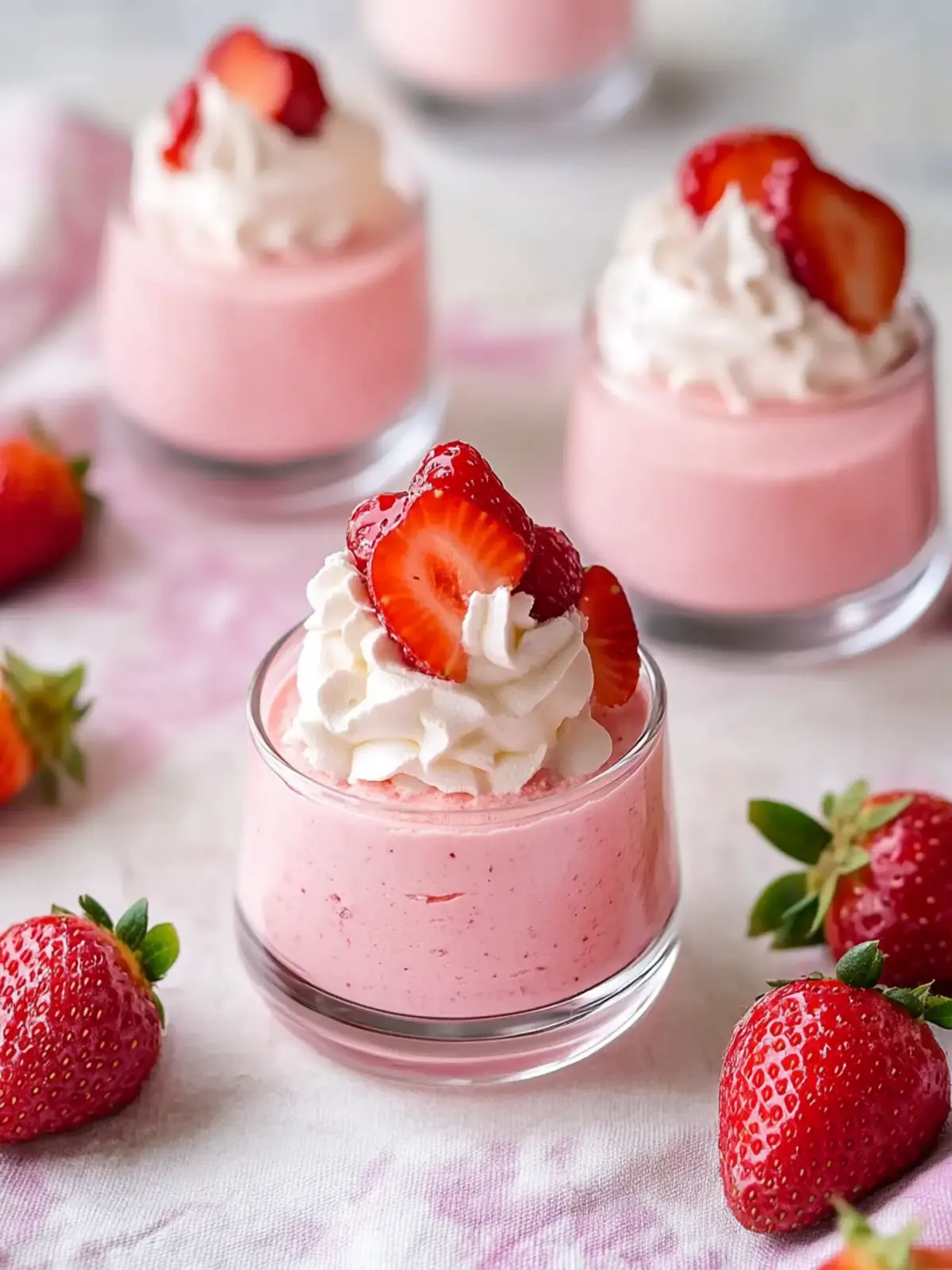Decadent Strawberry Mousse - Easy Vegan Dessert Bliss 3 Strawberry Mousse