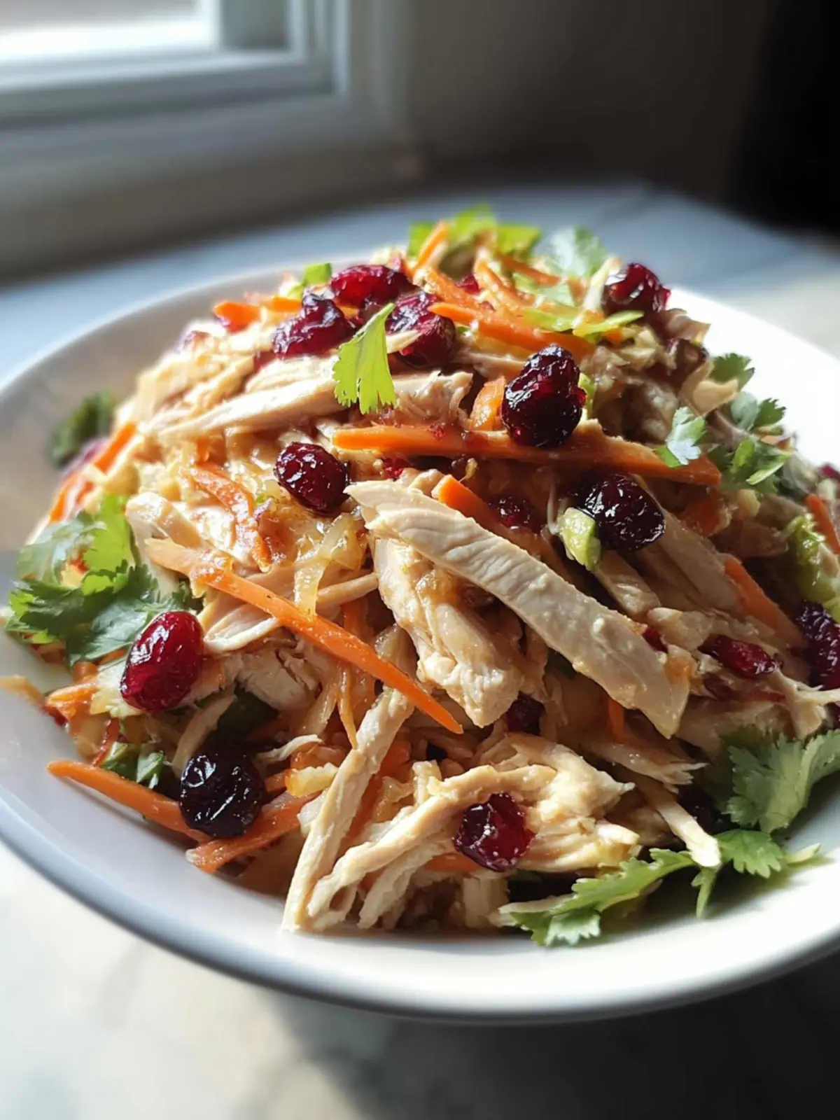 Delicious Asian Chicken Cranberry Salad in Just 15 Minutes 4 Asian Chicken Cranberry Salad