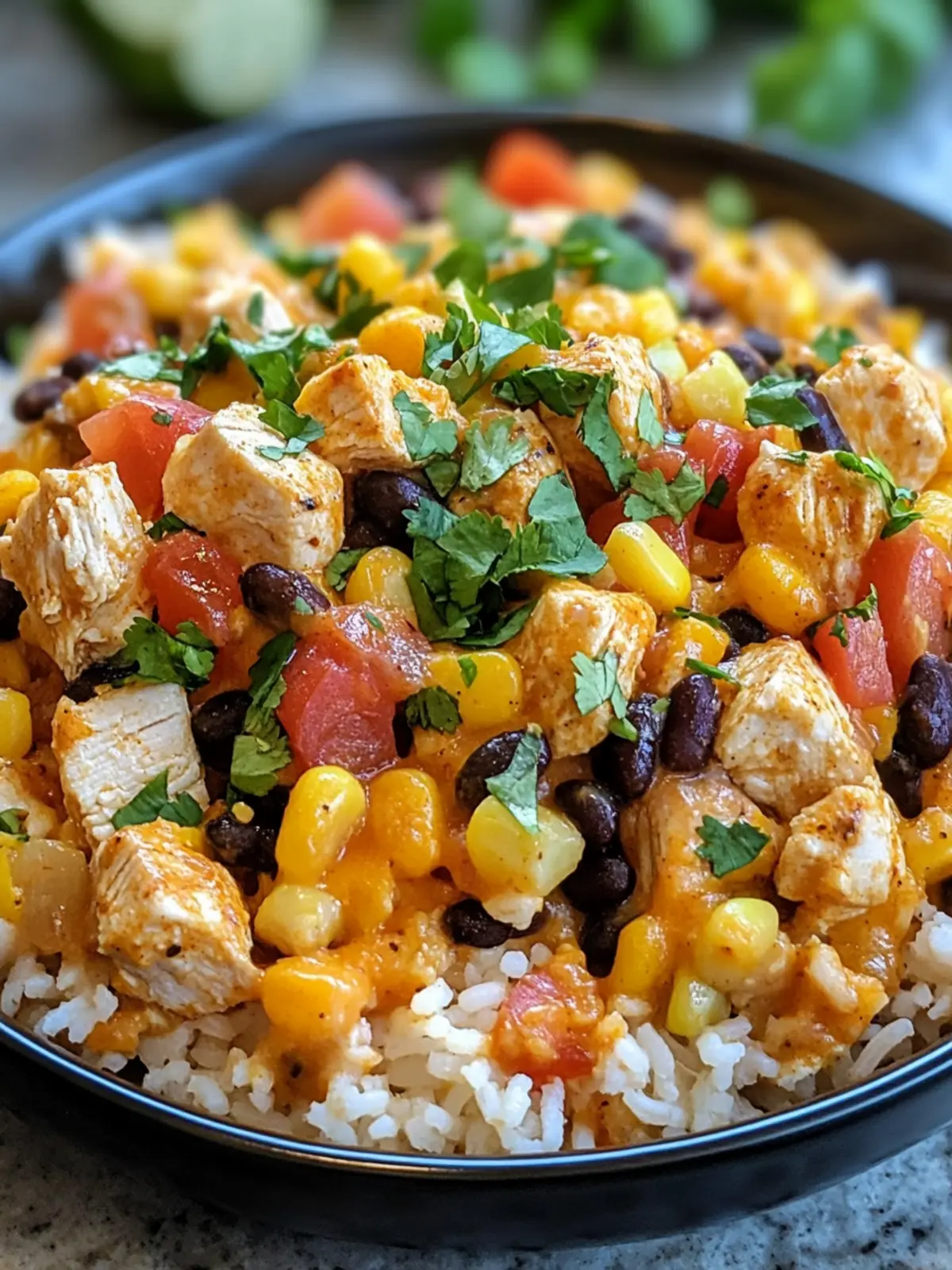 One-Pot Cheesy Southwest Chicken & Rice: Easy Comfort Delight 3 One-Pot Cheesy Southwest Chicken & Rice