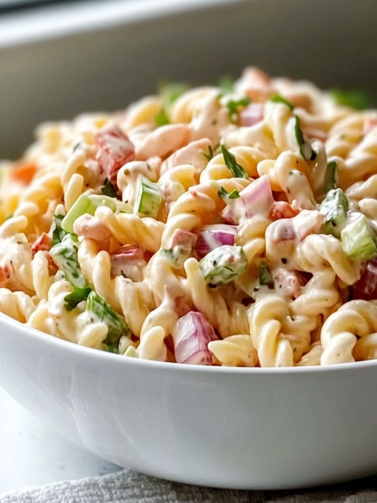 Creamy Pink Cadillac Pasta Salad That Brightens Any Picnic 2 Pink Cadillac Pasta Salad