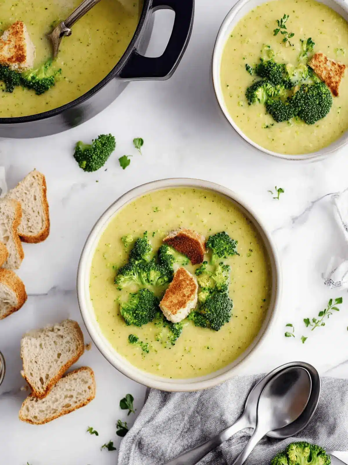 Creamy Vegan Broccoli Soup That'll Warm Your Soul 3 Vegan Broccoli Soup