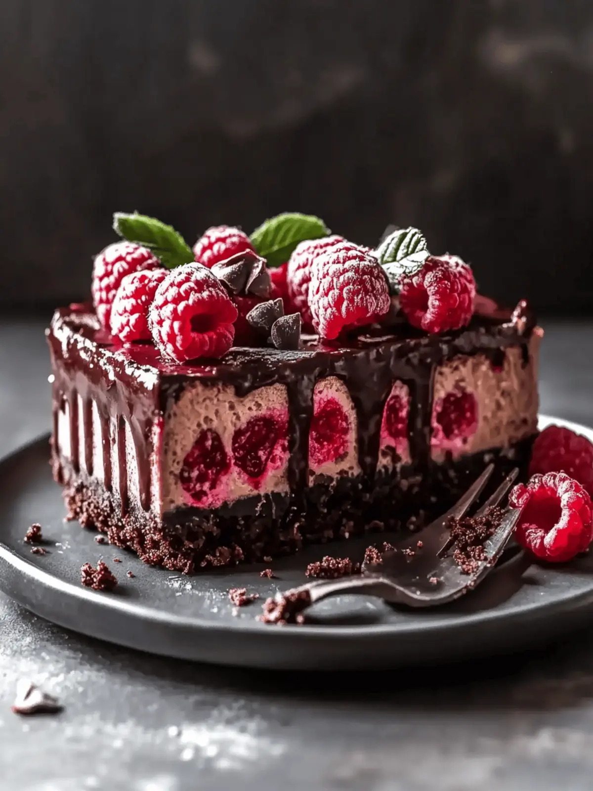 Irresistible Chocolate Raspberry Cheesecake for Sweet Moments 4 Chocolate Raspberry Cheesecake