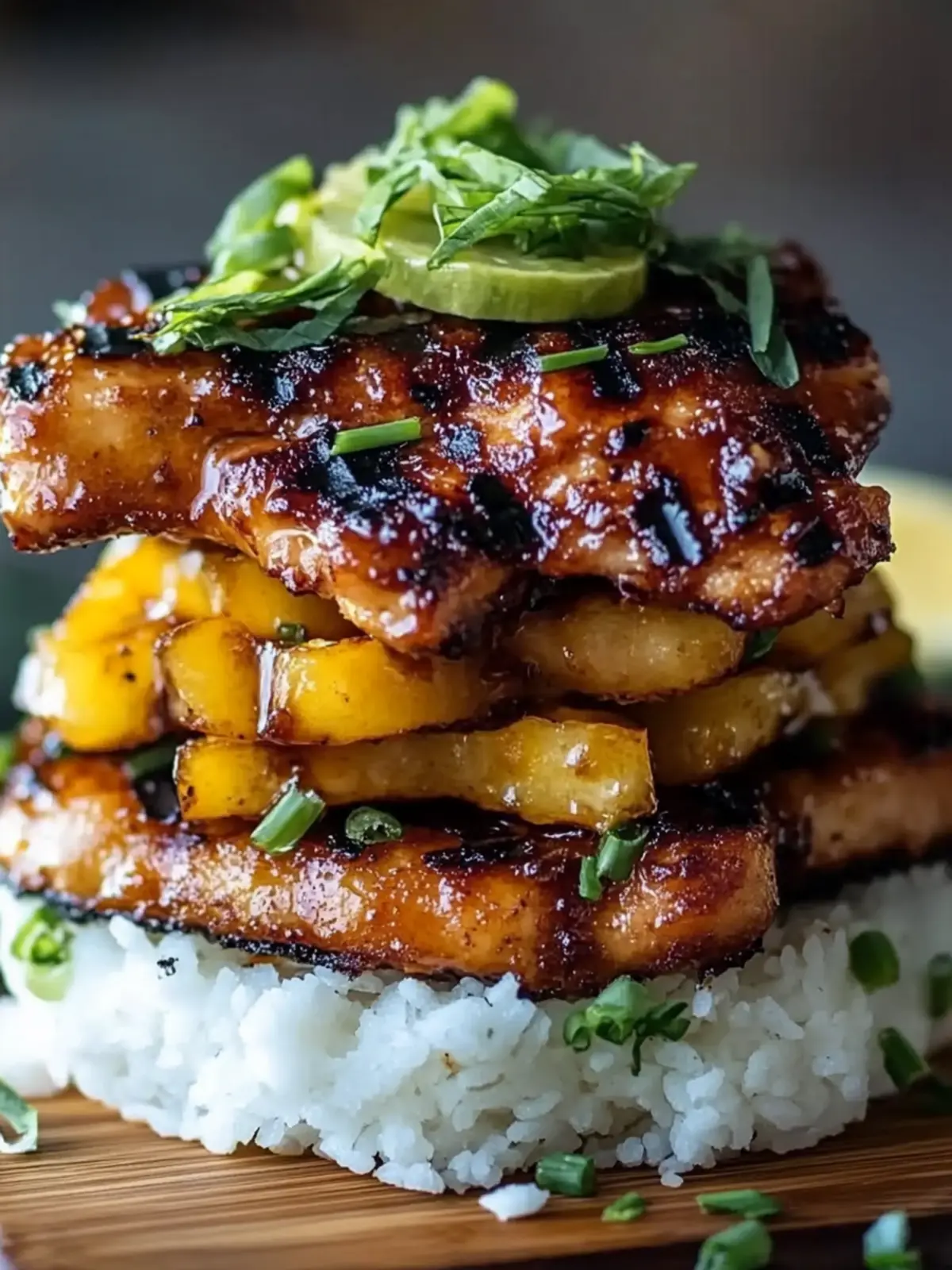 Delicious Hawaiian Huli Huli Chicken Stack for Family Fun 4 Hawaiian Huli Huli Chicken Stack