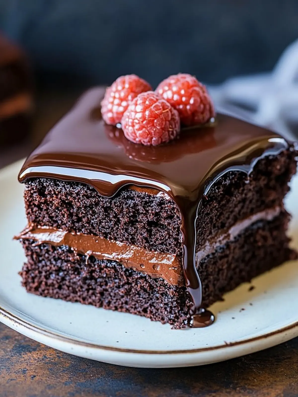 Decadent Chocolate Cake with Irresistible Chocolate Ganache 3 Chocolate Cake with Chocolate Ganache