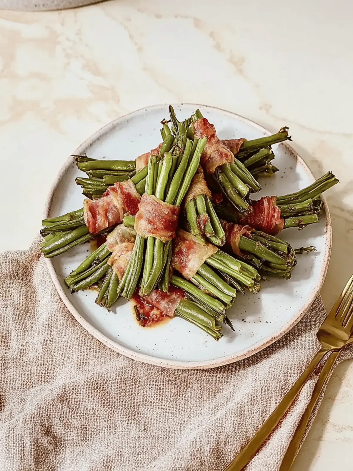 Sweet Green Bean Bundles: A Bacon-Wrapped Delight 2 Sweet Green Bean Bundles