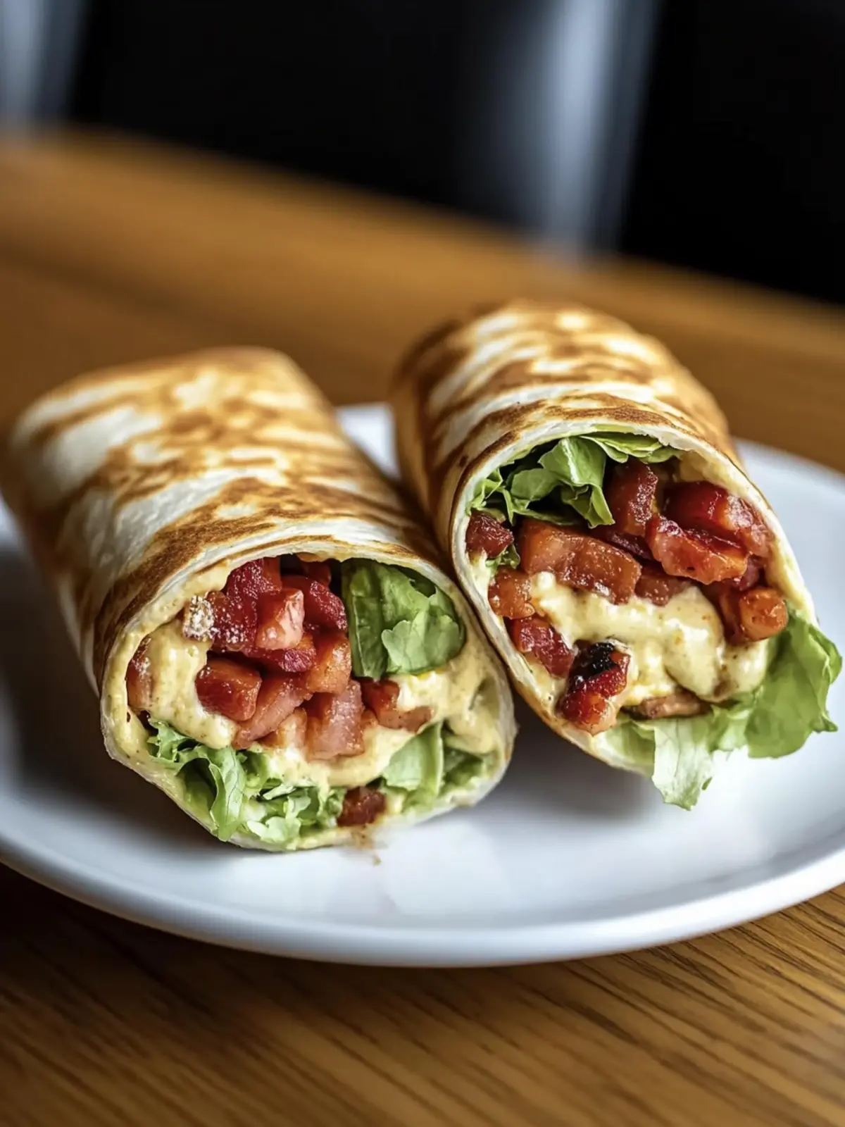 Gourmet BLT Wraps with Secret Sauce: A Fresh Family Favorite 2 Gourmet BLT Wraps with Secret Sauce