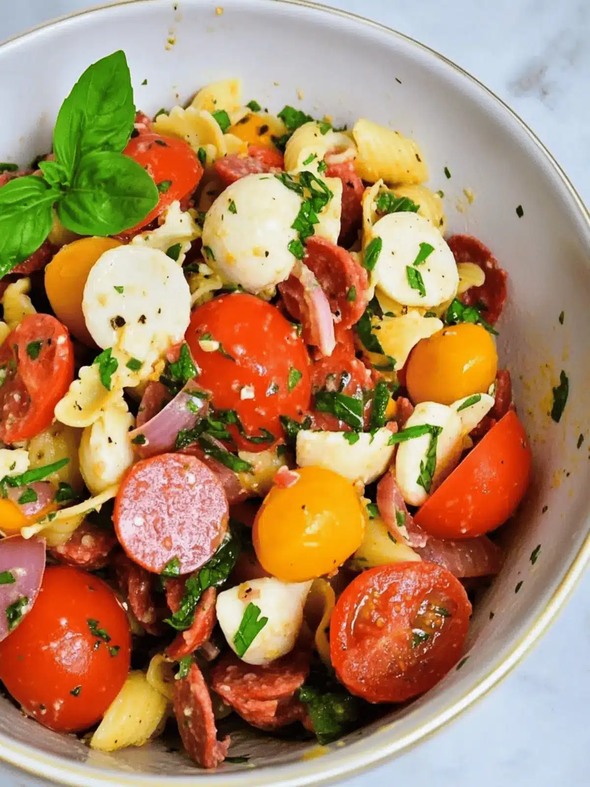 Keto No Pasta Pasta Salad: A Game-Changer for Low-Carb Lovers 2 Keto No Pasta Pasta Salad