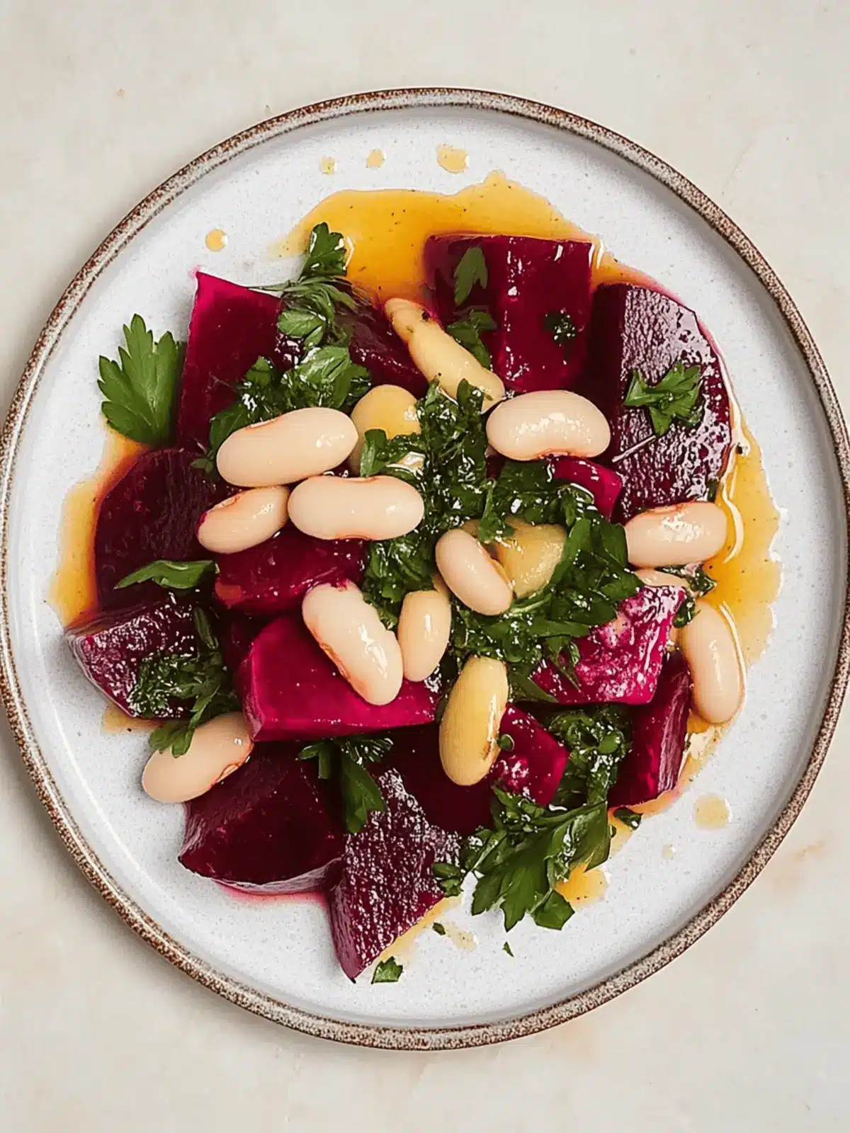 Herby White Bean & Beet Salad: Bright, Nutritious Delight 2 Herby White Bean & Beet Salad