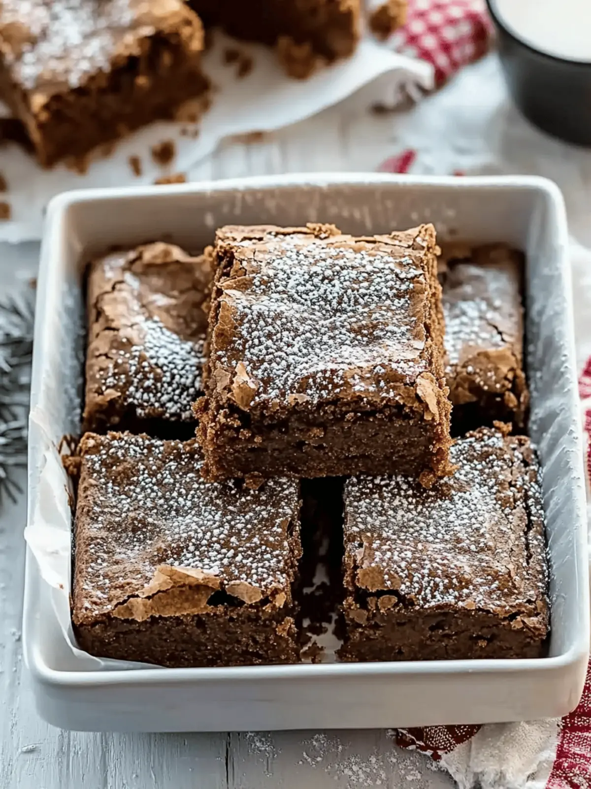 Gingerbread Brownies Recipe: Cozy Festive Treats You'll Love 3 Gingerbread Brownies Recipe